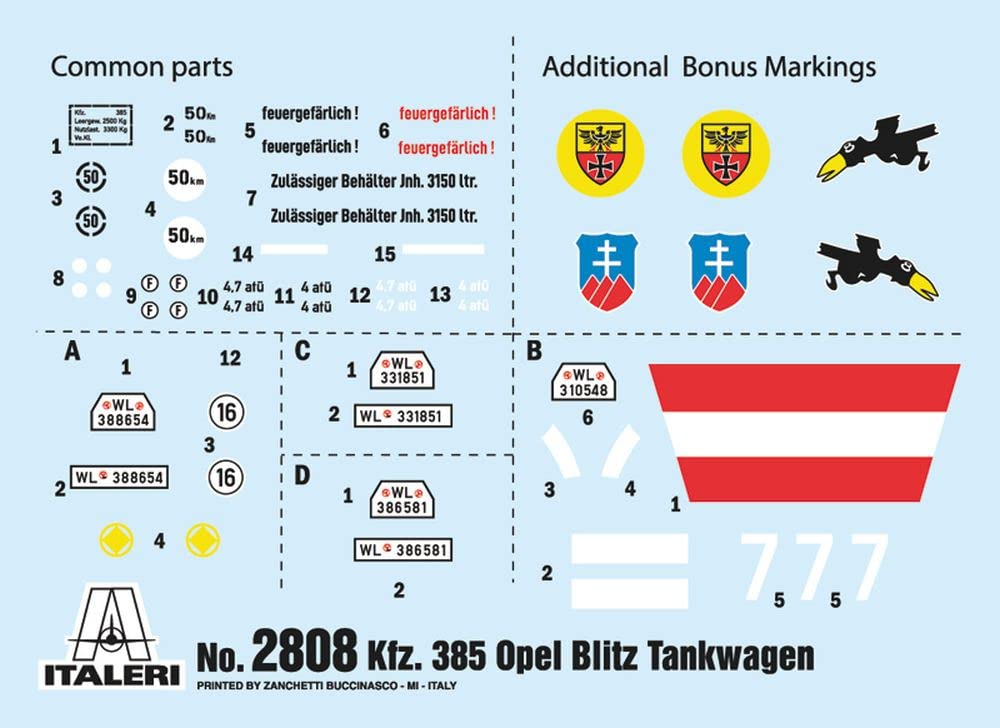 italeri-opel-blitz-tankwagen-maquette-camion-militaire image 3