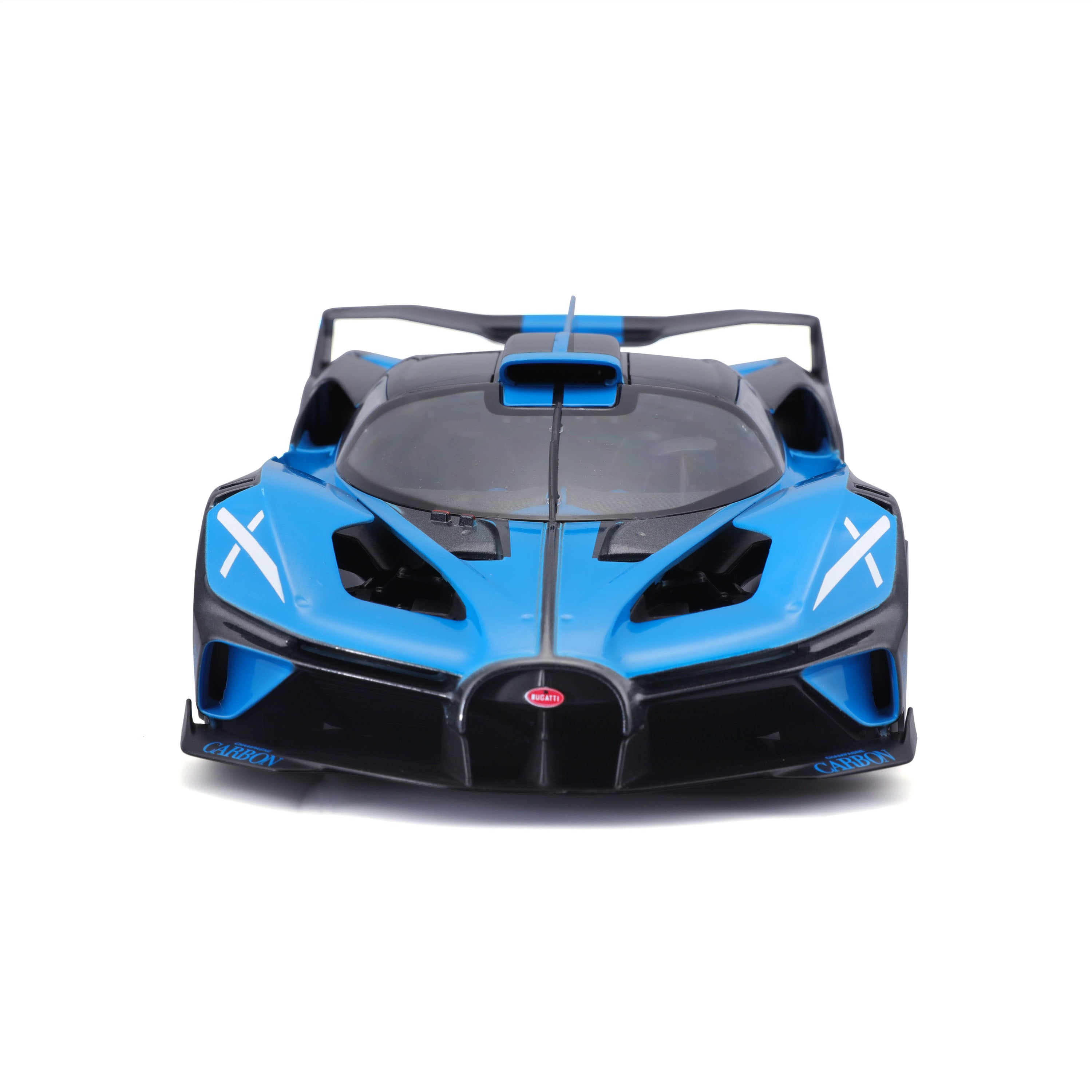 bburago-bugatti-bolide-1-18-bleu-et-noir-portes-ouvrantes image 5