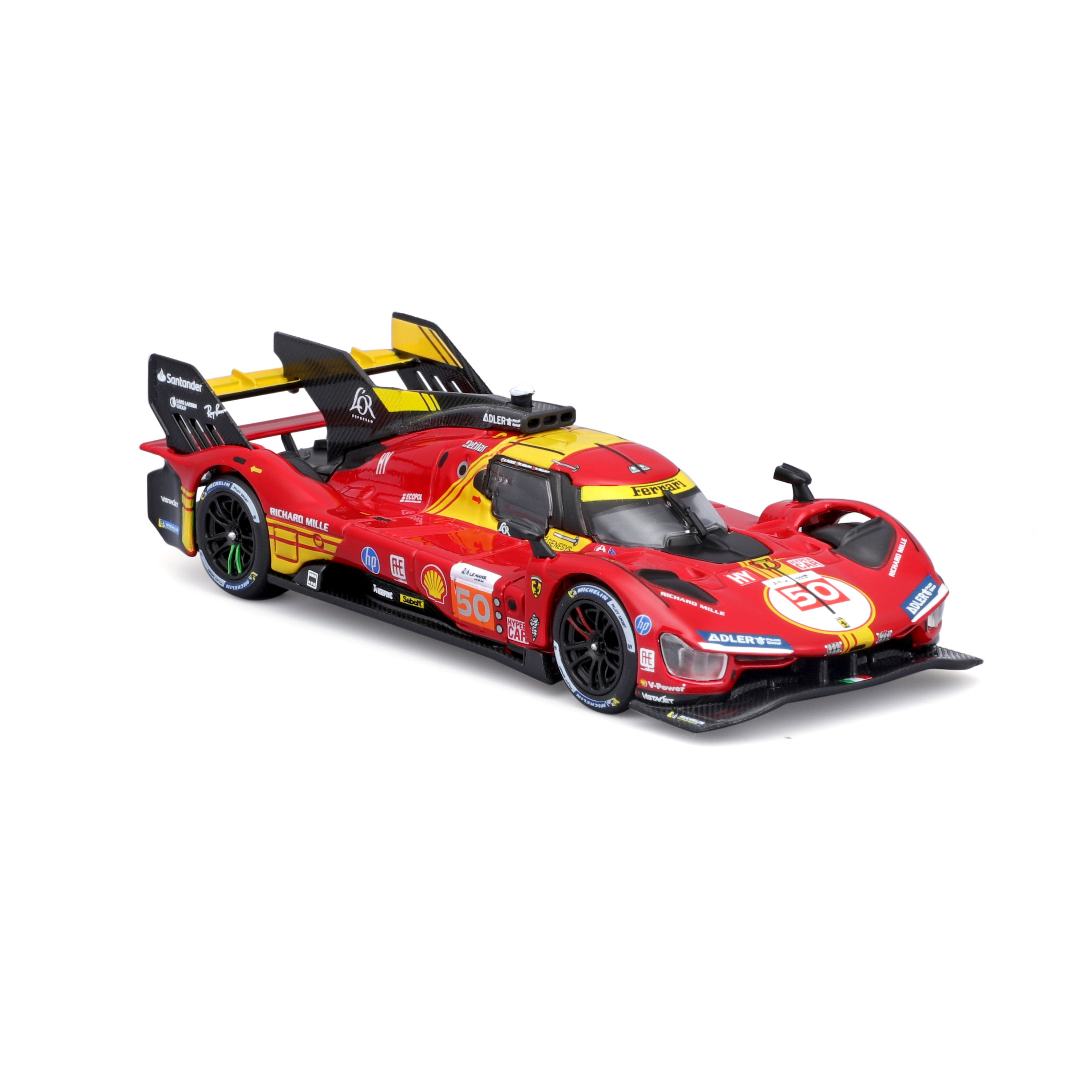 bburago-ferrari-499p-50-champion-le-mans-2024-1-43-avec-vitrine image 6