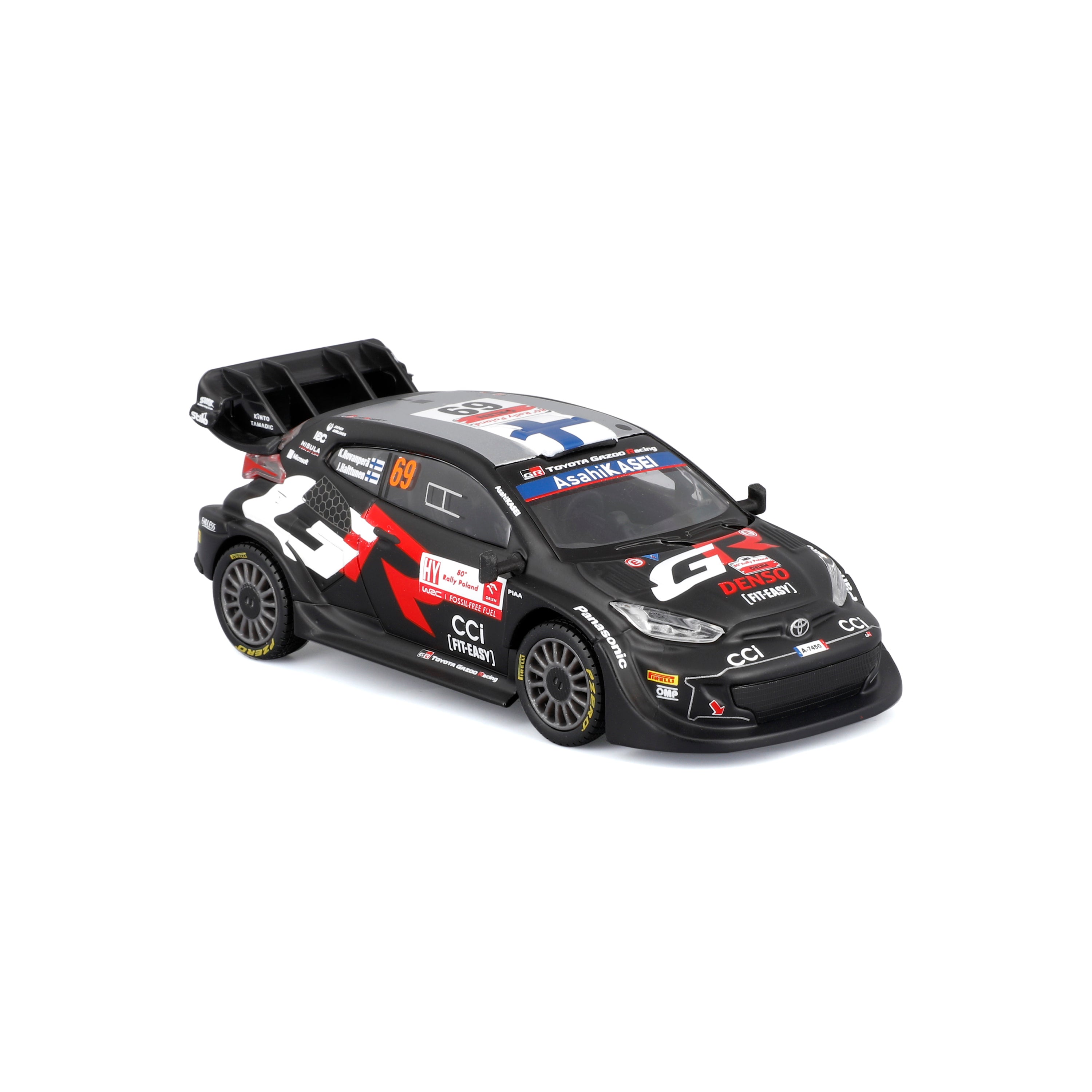 bburago-toyota-gr-yaris-rally1-hybrid-69-rovanper-voiture-rallye-wrc-miniature-1 image 4