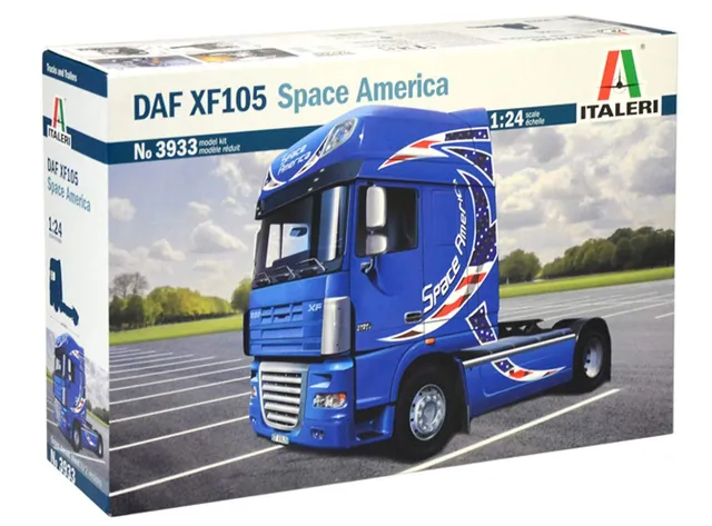 italeri-3933-daf-xf-105-space-america-1-24-kit-maquette-camion-tracteur image 1