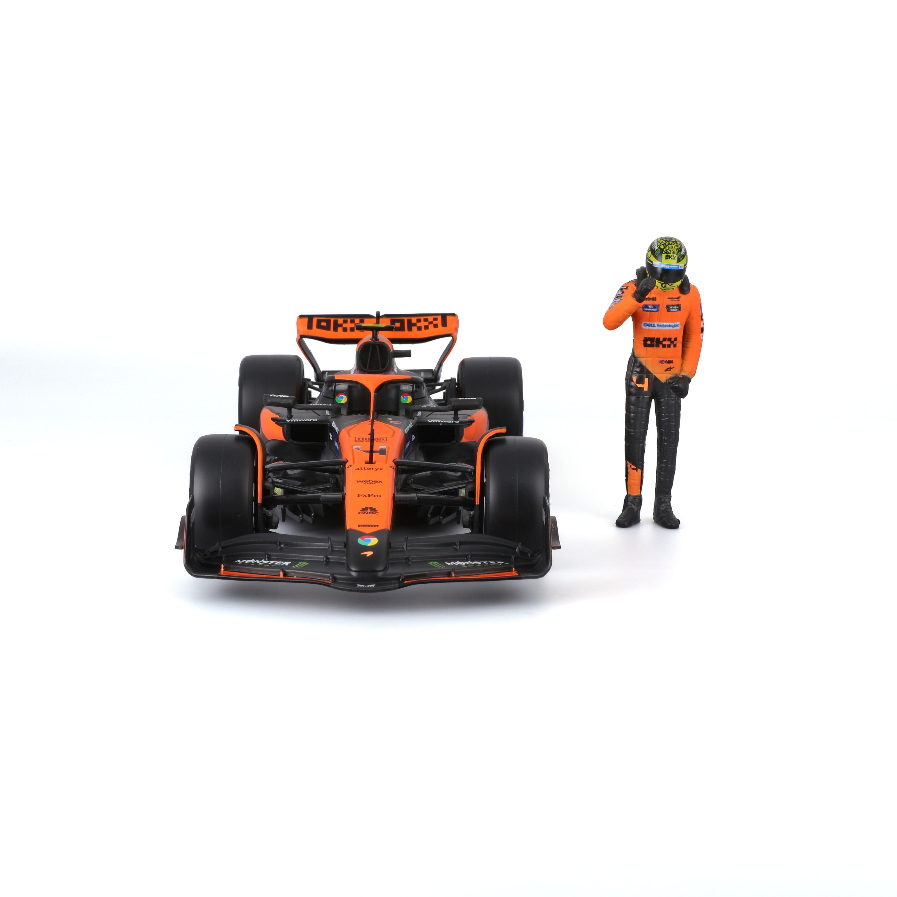 bburago-mclaren-mcl38-4-lando-norris-f1-2024-voiture-miniature-diecast-1-24-avec image 4