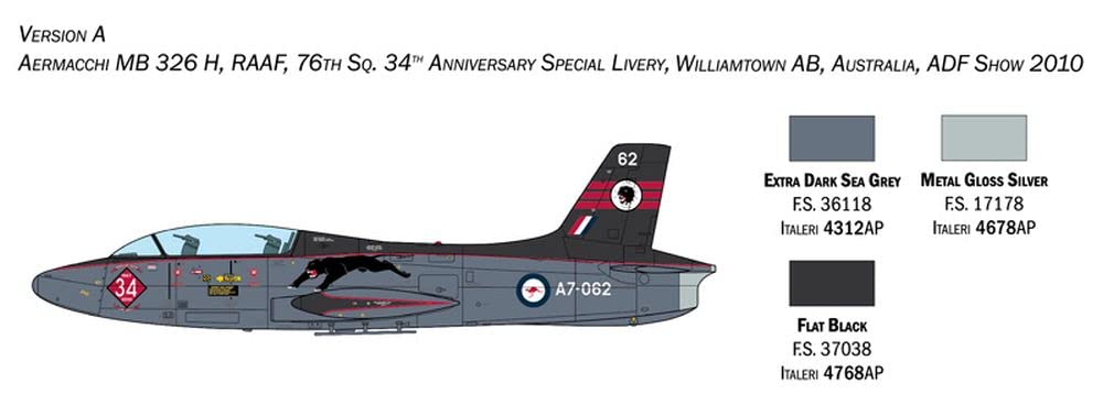 italeri-2814-aermacchi-mb-326-maquette-avion-1-48 image 6
