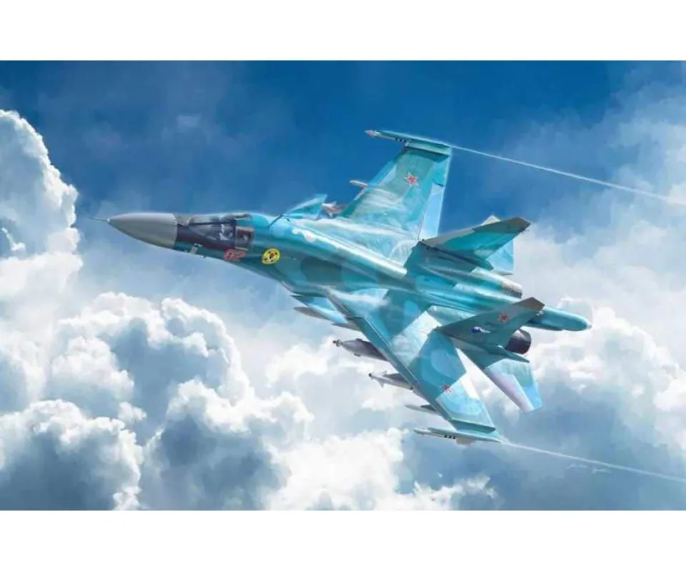 italeri-sukhoi-su-34-fullback-maquette-avion-monter image 1