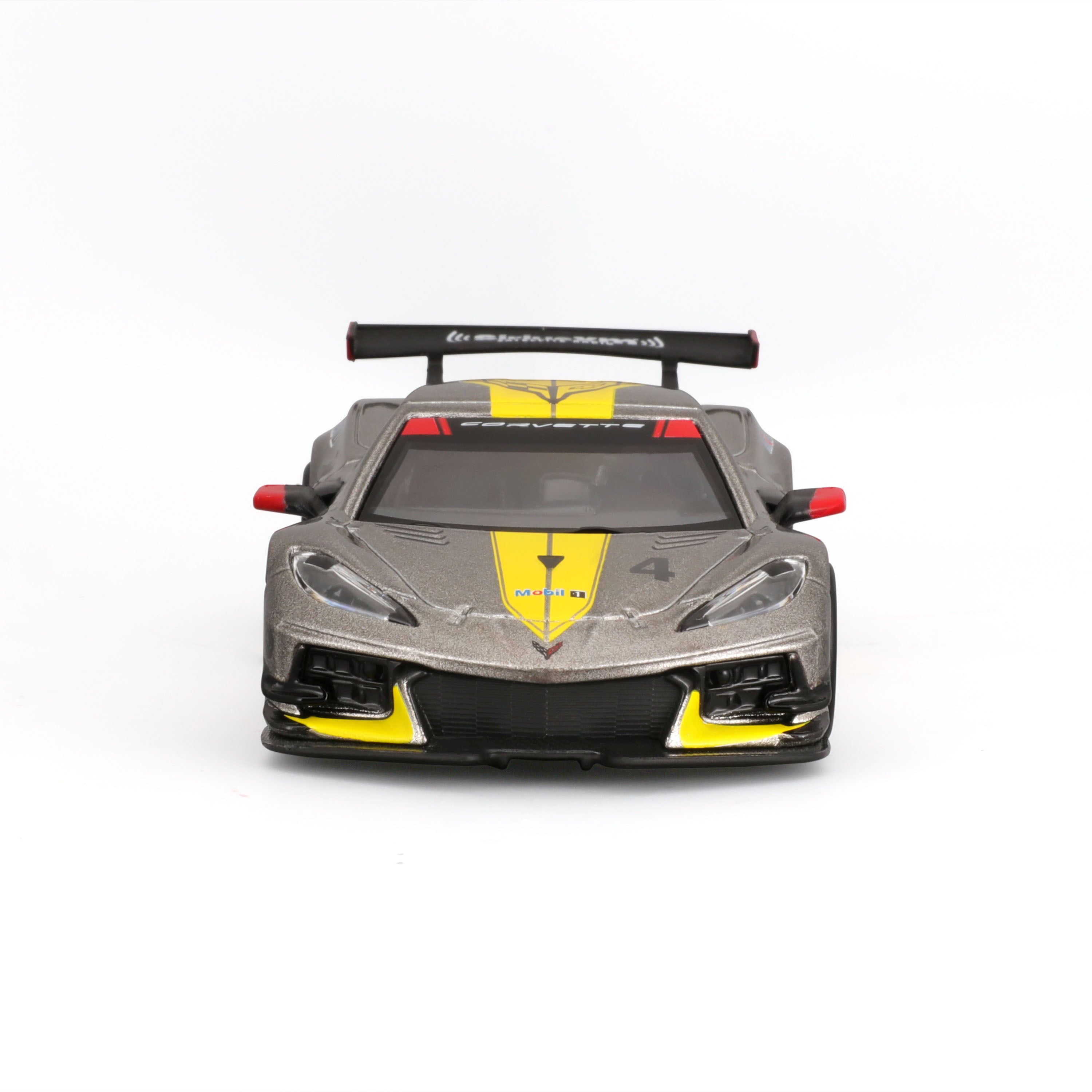 bburago-chevrolet-corvette-c8-r-2020-grise-m-tallis-e-voiture-miniature-1-43-ave image 3
