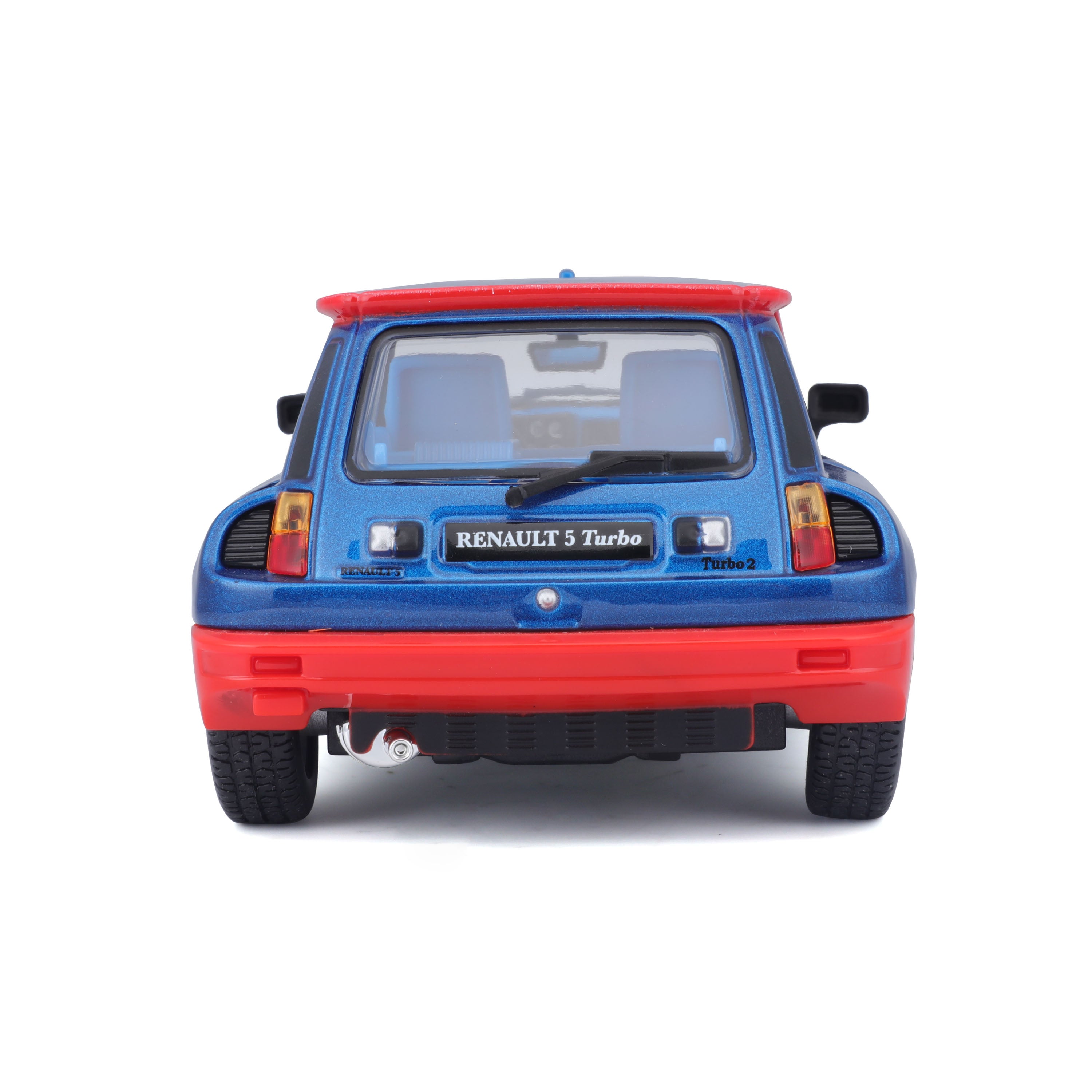 bburago-renault-5-turbo-1-24-bleu-rouge image 7