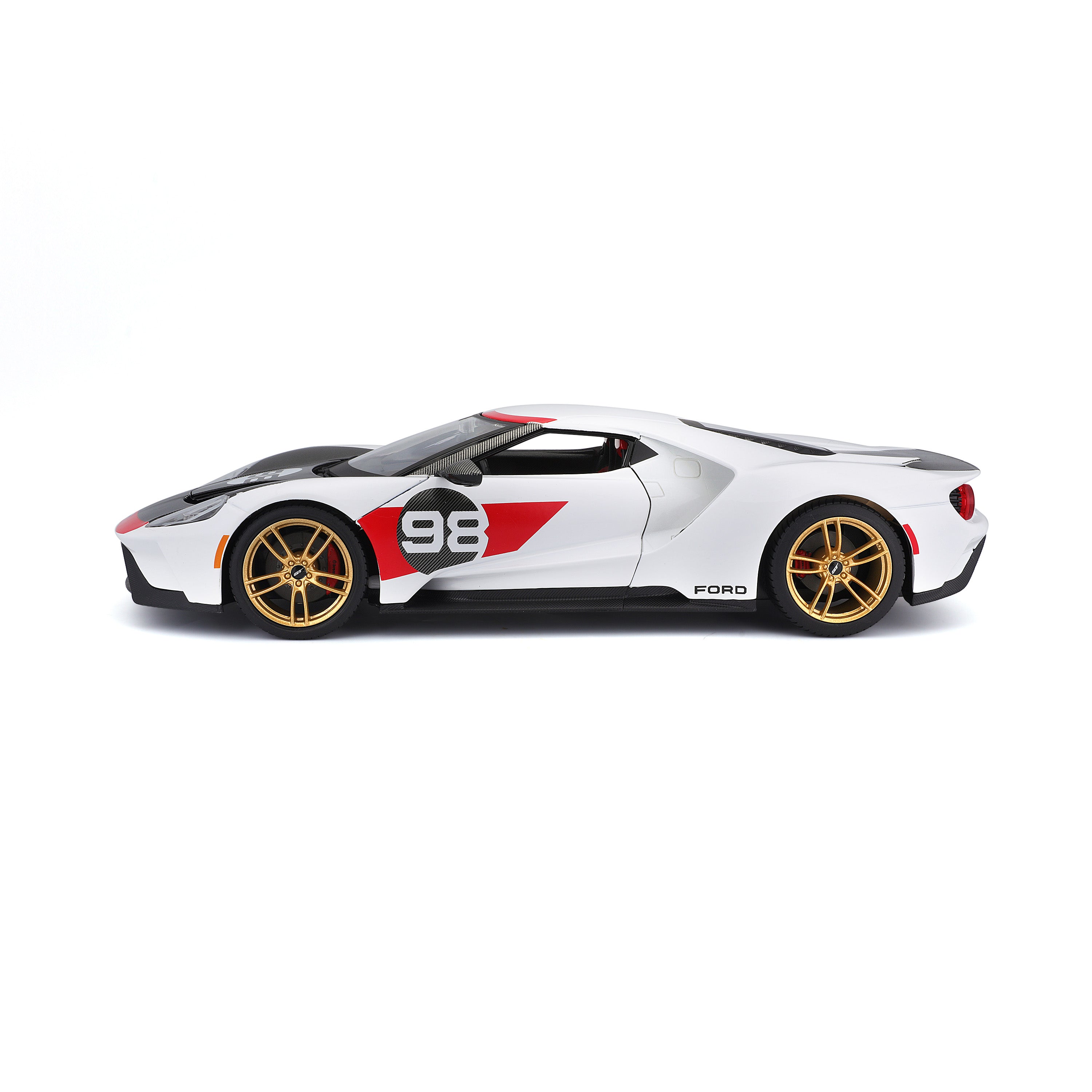 bburago-ford-gt-2021-heritage-edition-n-98-1-18-miniature-diecast image 5