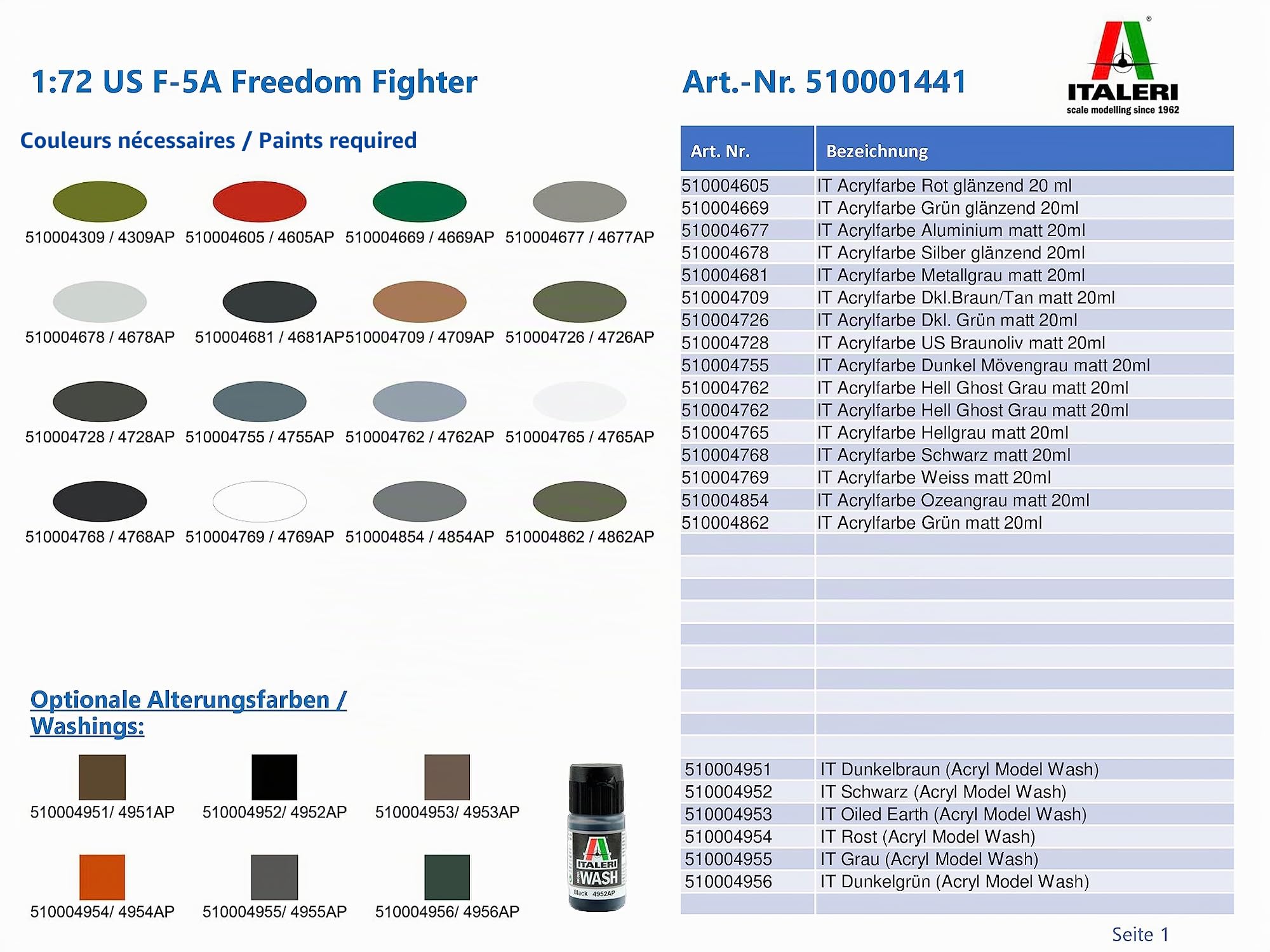 italeri-1441-f-5a-freedom-fighter-1-72-maquette-avion image 5