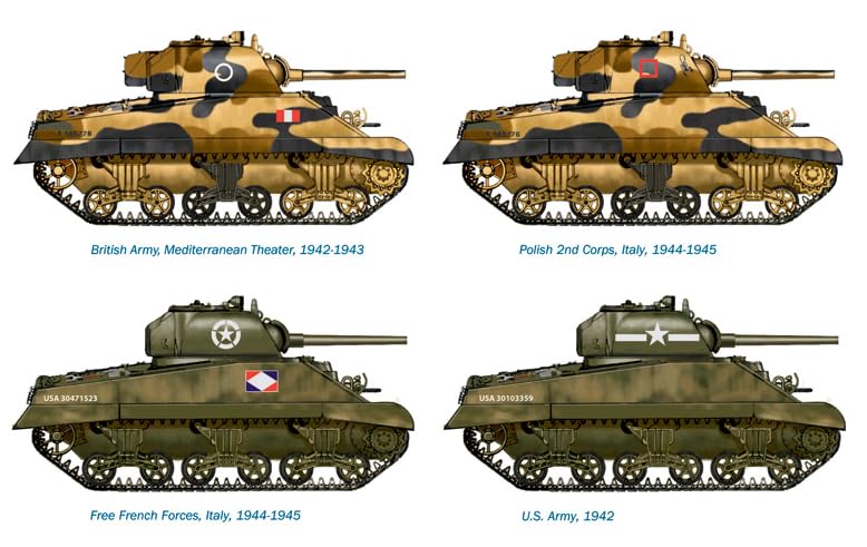 italeri-i7511-m4a2-sherman-maquette-char-snap-together-1-72 image 5