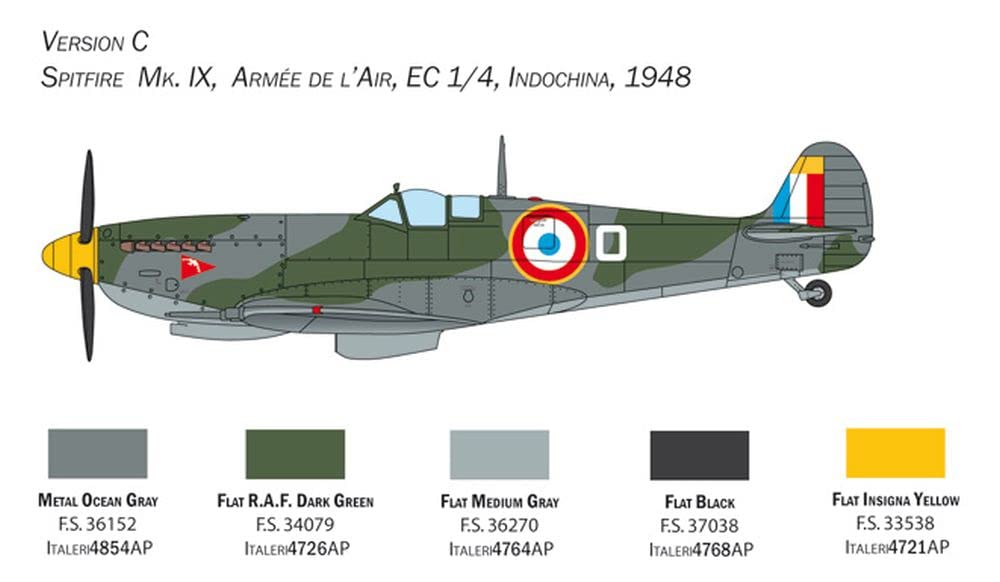 italeri-2804-spitfire-mk-ix-1-48-maquette-avion-monter image 6
