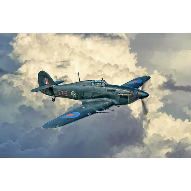 italeri-2828-hurricane-mk-ii-c-1-48-maquette-avion-plastique image 1