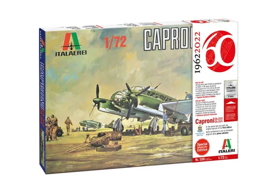 italeri-it0106-caproni-ca-313-ca-314-maquette-avion-1-72-vintage-60-ans image 1