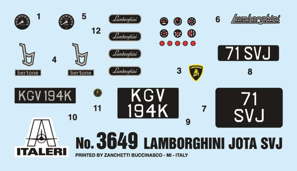 italeri-3649-lamborghini-miura-jota-svj-maquette-voiture image 4