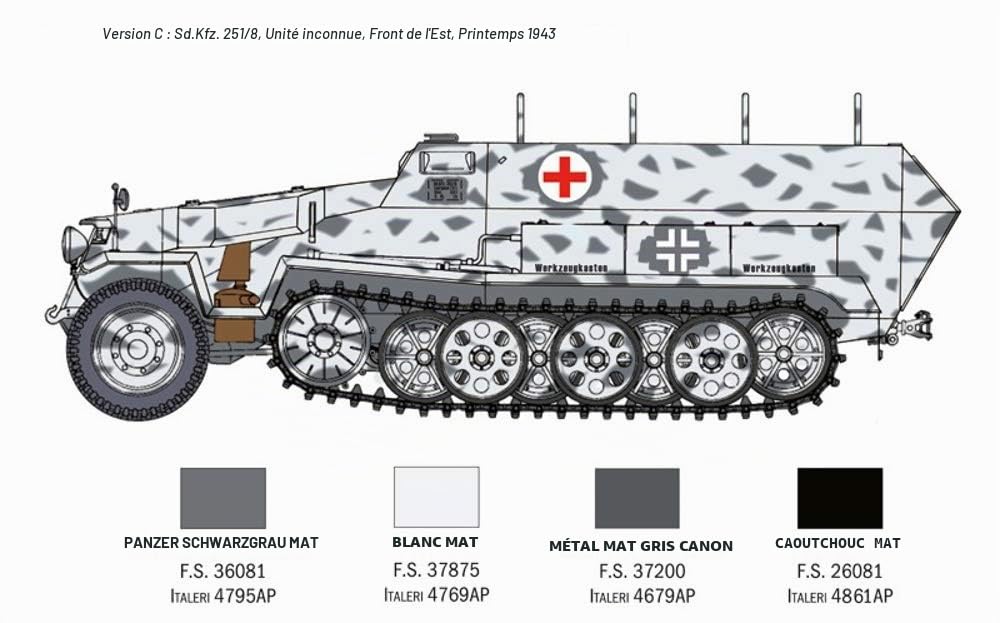 italeri-sd-kfz-251-8-ambulance-ww2-maquette-militaire-7077s image 5