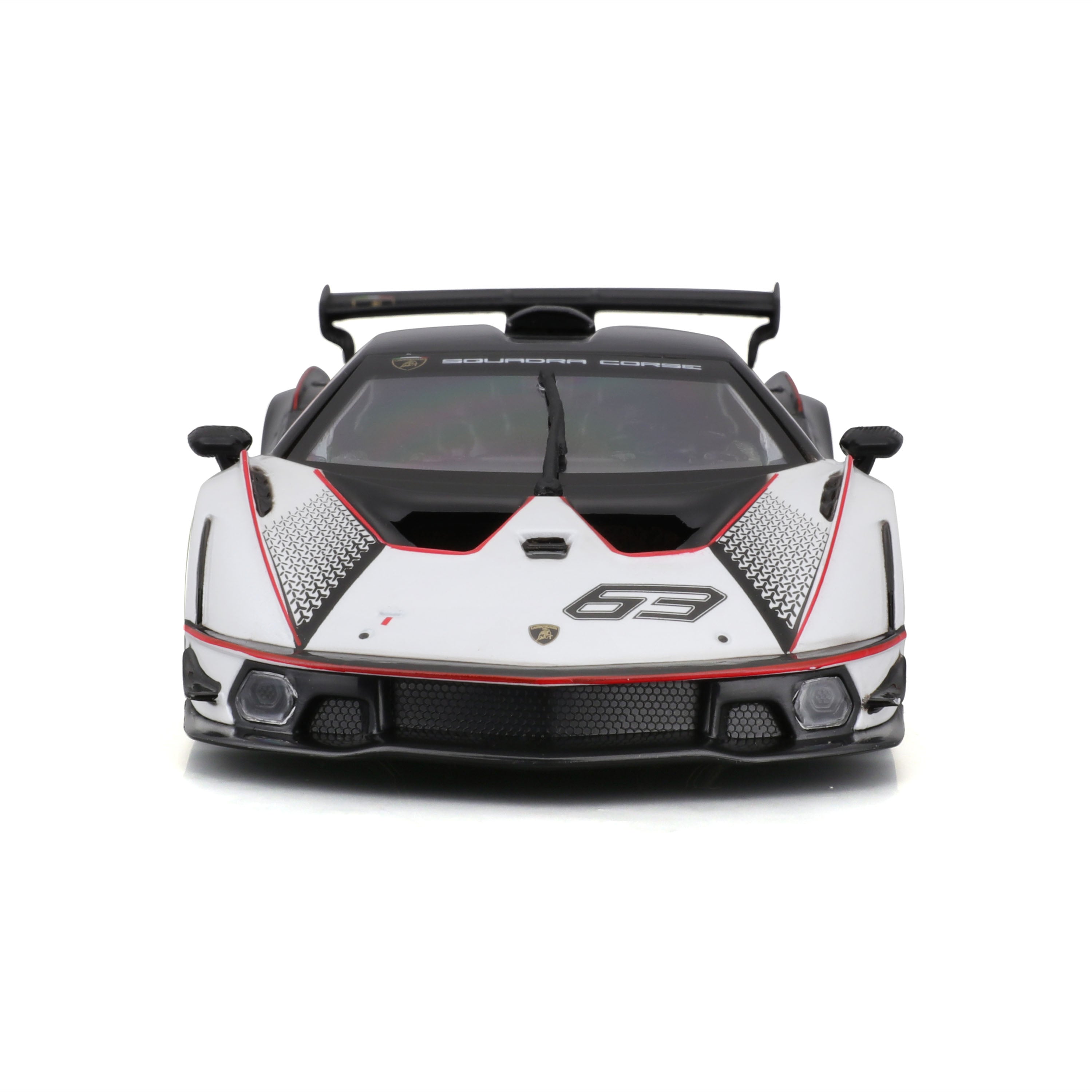 bburago-lamborghini-essenza-scv12-1-24-blanc-et-noir-supercar image 3