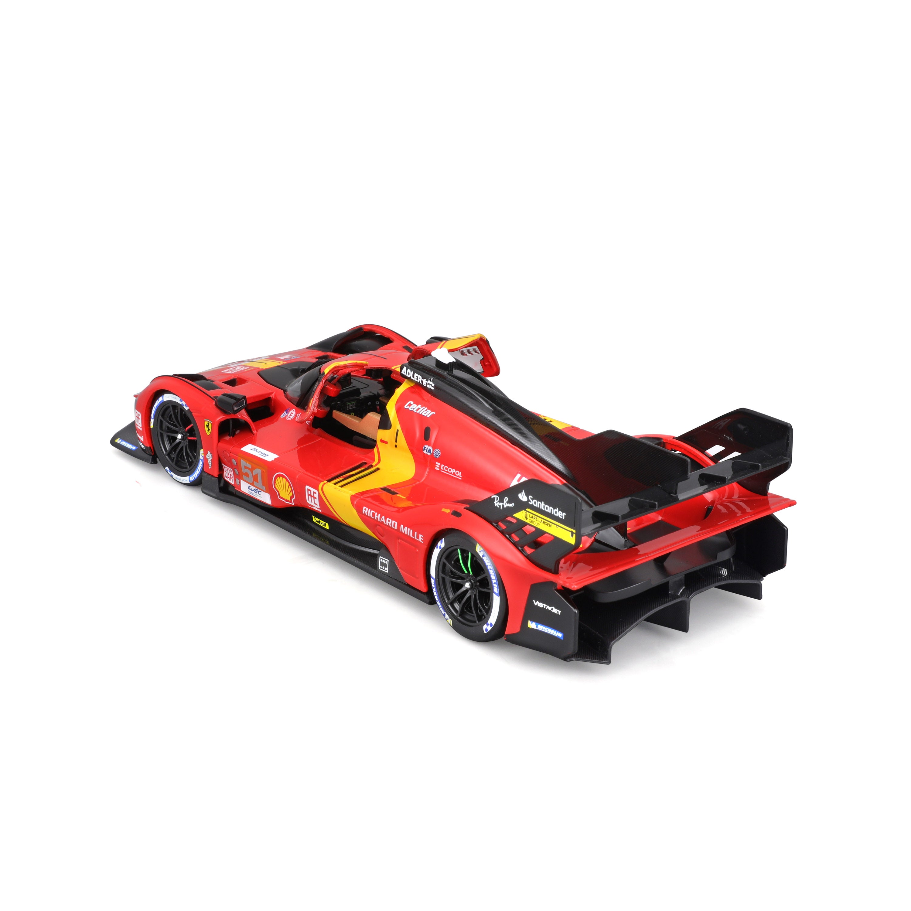 bburago-model-kit-ferrari-499p-51-champion-le-mans-2023-1-24 image 4