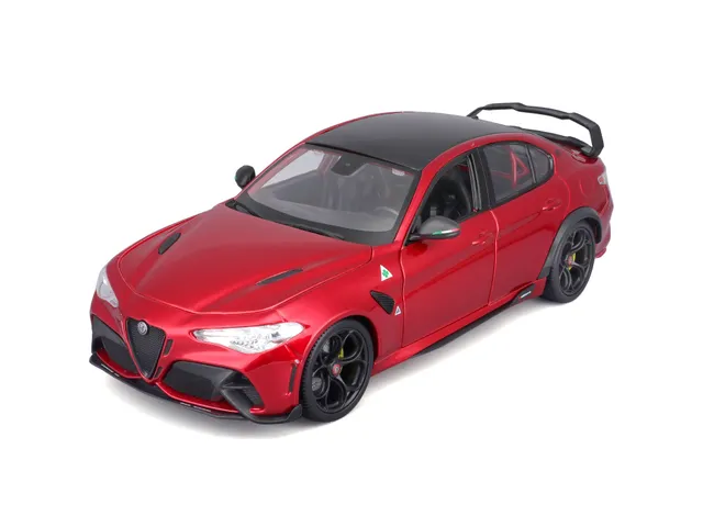 bburago-alfa-romeo-giulia-gtam-2020-1-18-miniature-rouge-m-tal image 1