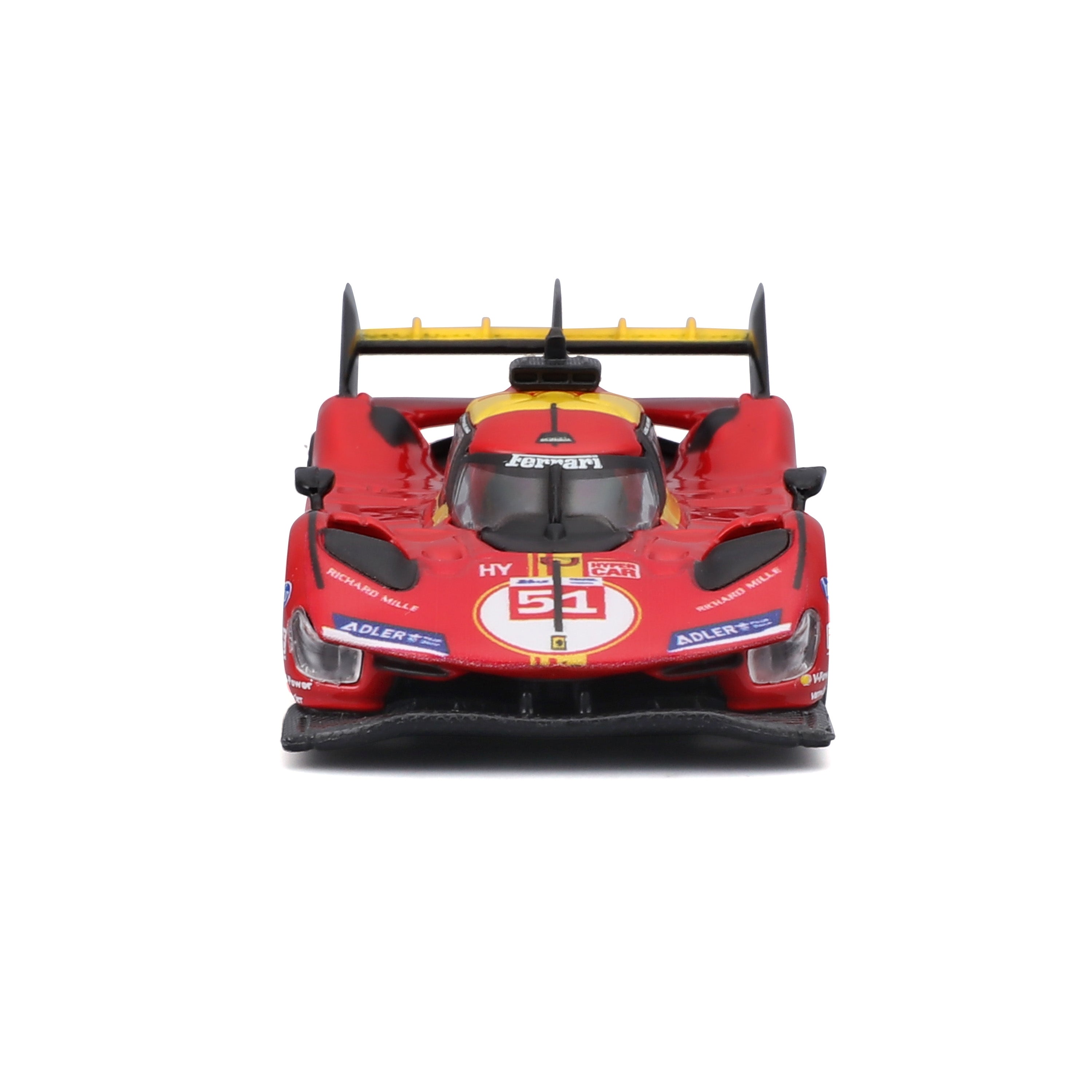 bburago-ferrari-499p-51-wec-2024-hypercar-miniature-1-64-avec-vitrine image 4