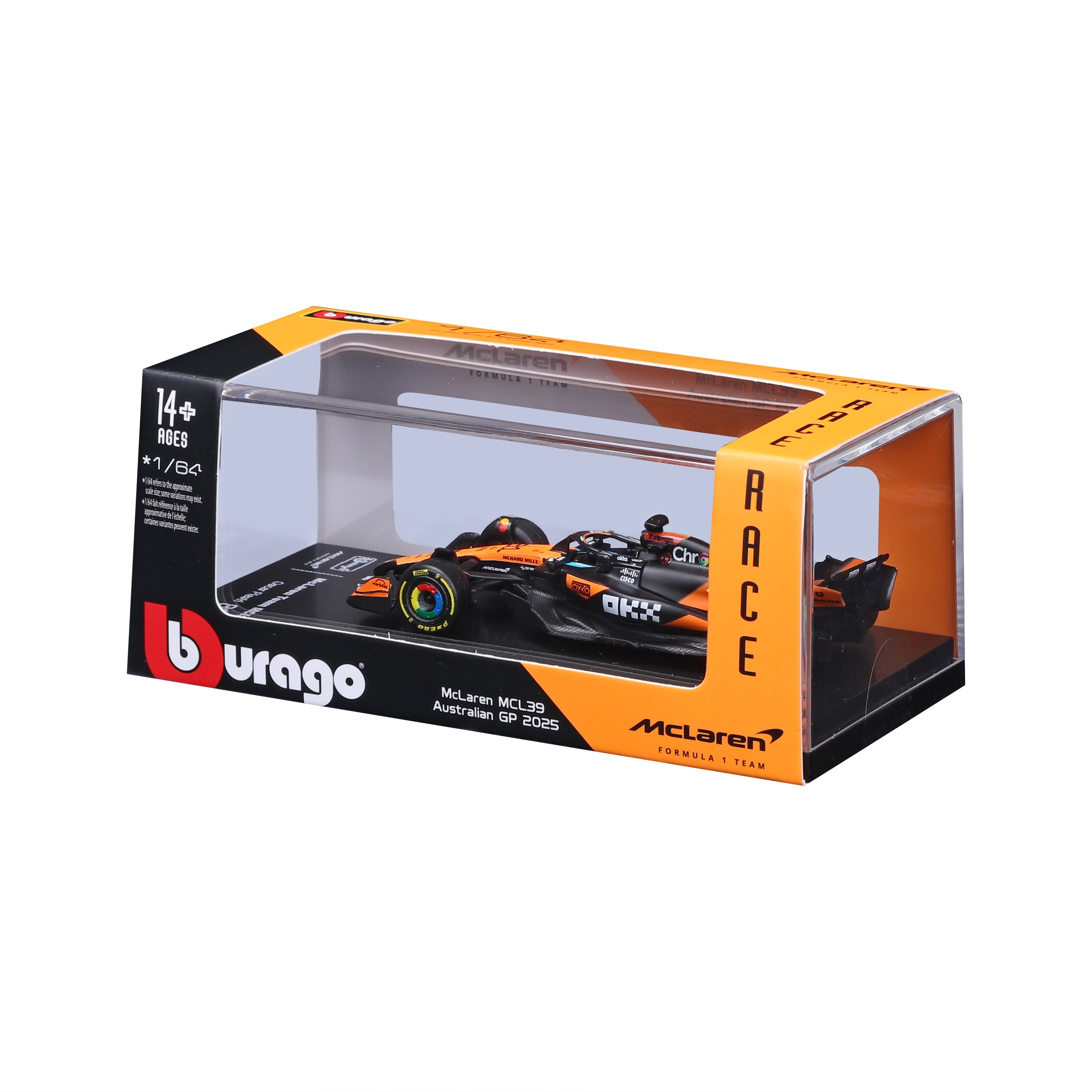 bburago-mclaren-f1-mcl39-81-piastri-2025-1-64-avec-vitrine image 8