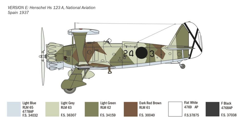 italeri-2819s-henschel-hs-123-maquette-avion-1-48-monter image 8