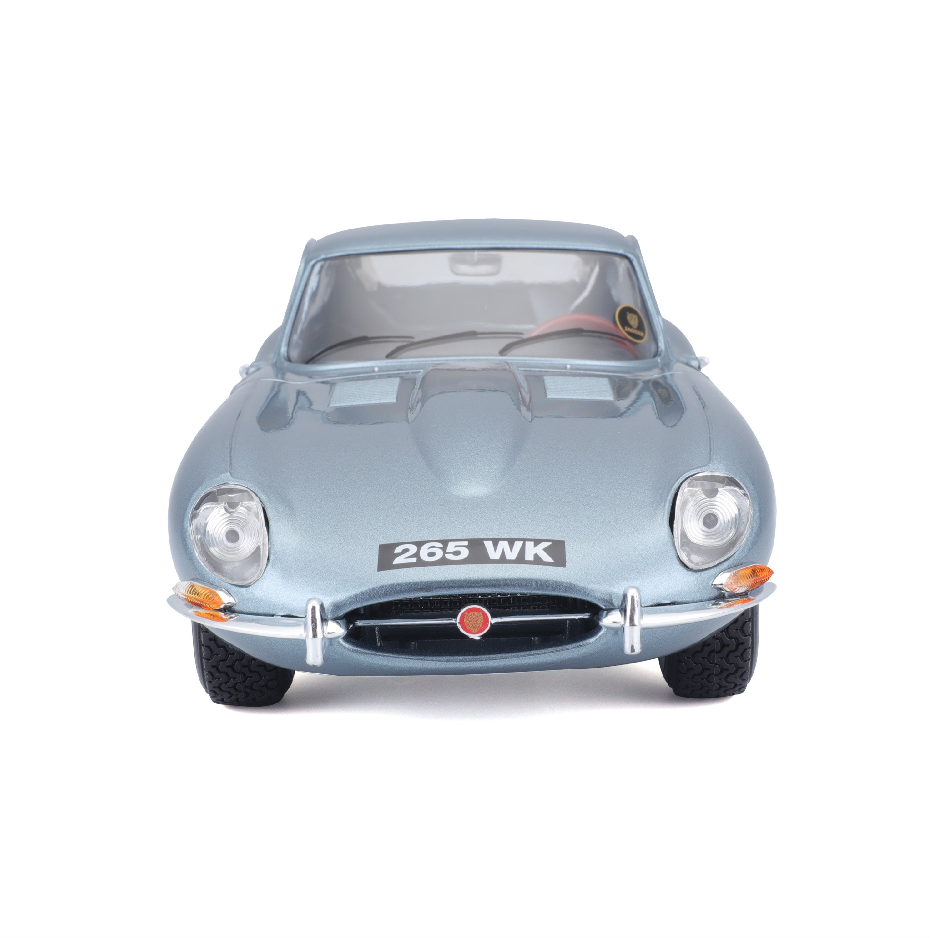 bburago-jaguar-e-type-coup-1-18-bleu-azur-m-tallis-ouvrants image 3