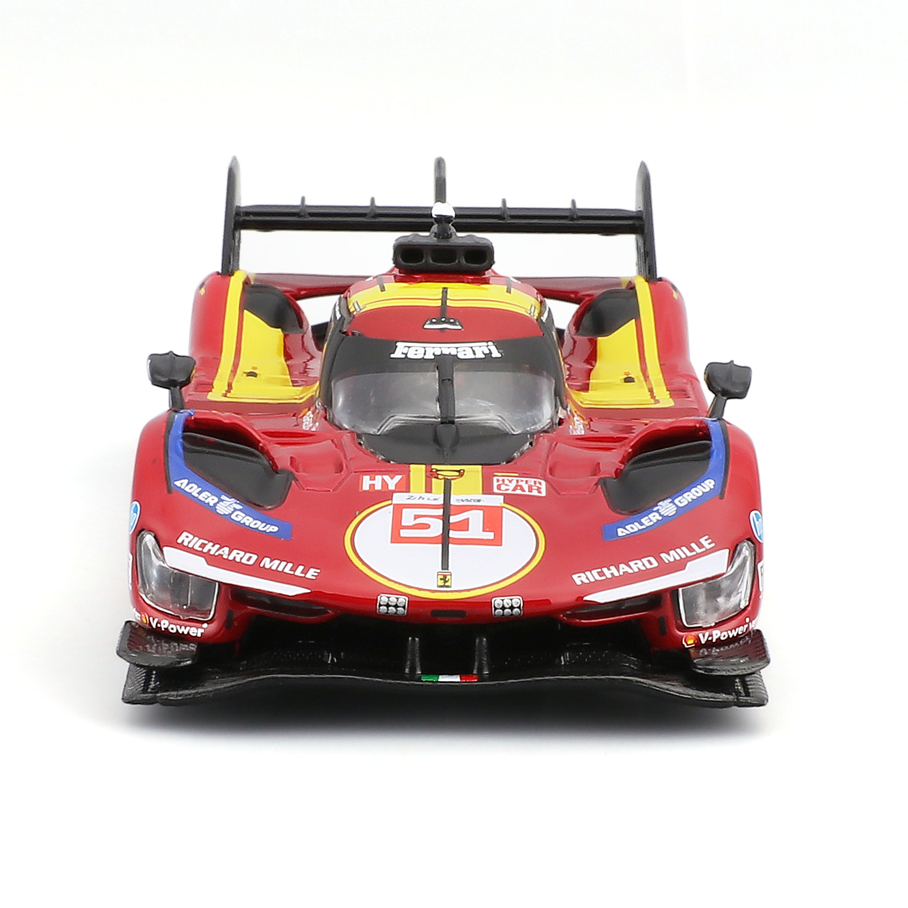 bburago-ferrari-499p-n-51-le-mans-2025-lmh-1-43-avec-vitrine image 4