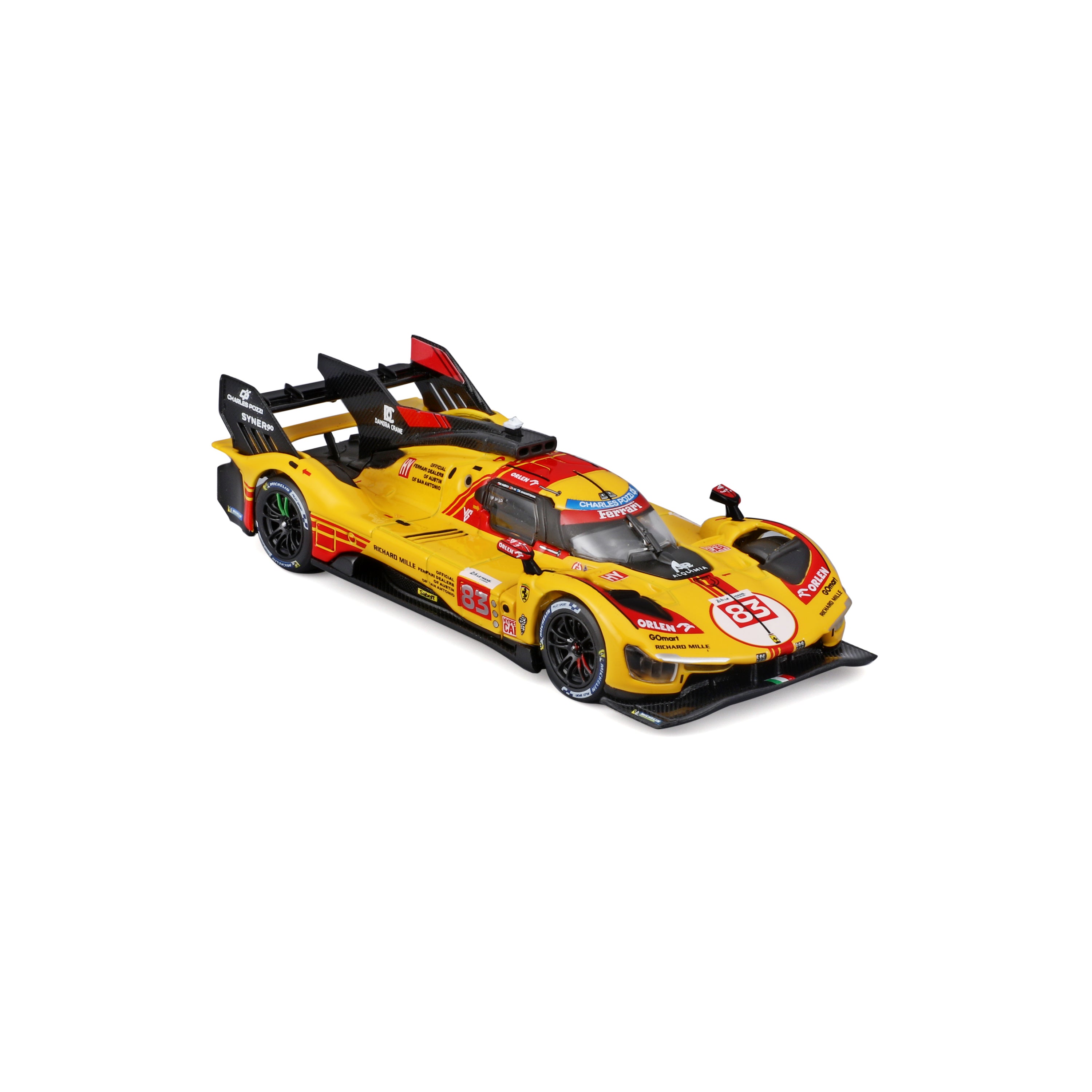 bburago-ferrari-499p-83-le-mans-2024-jaune-1-43 image 6