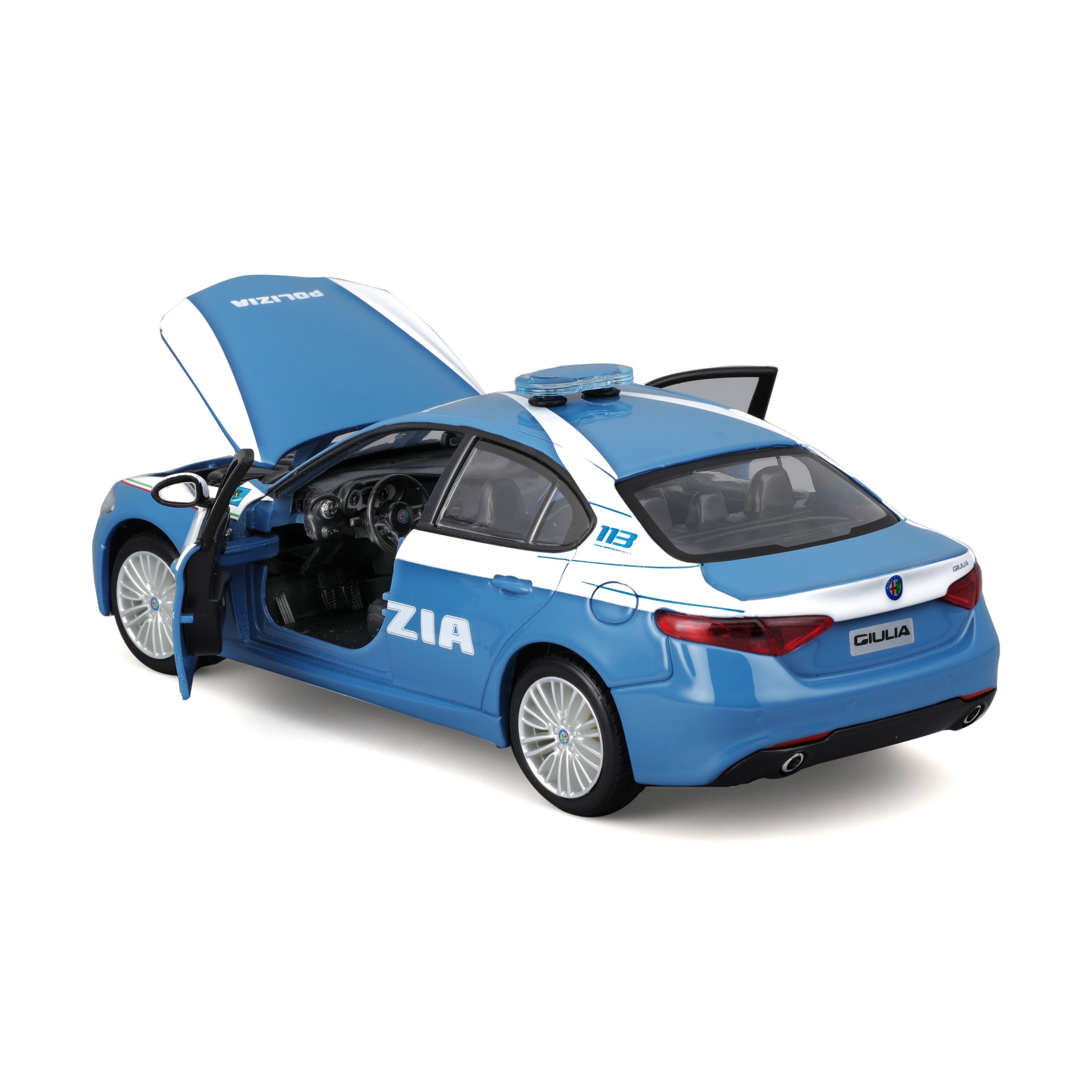bburago-model-kit-alfa-romeo-giulia-polizia-1-24 image 5