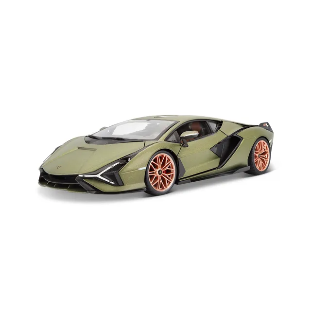 bburago-lamborghini-sian-fkp-37-1-18-miniature-auto-diecast-verte image 1