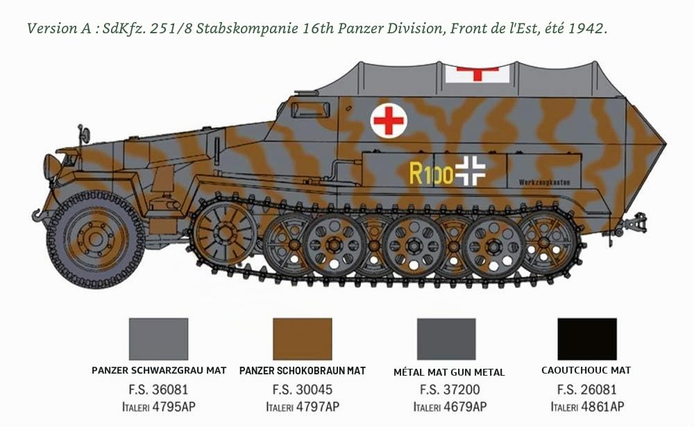 italeri-sd-kfz-251-8-ambulance-ww2-maquette-militaire-7077s image 3