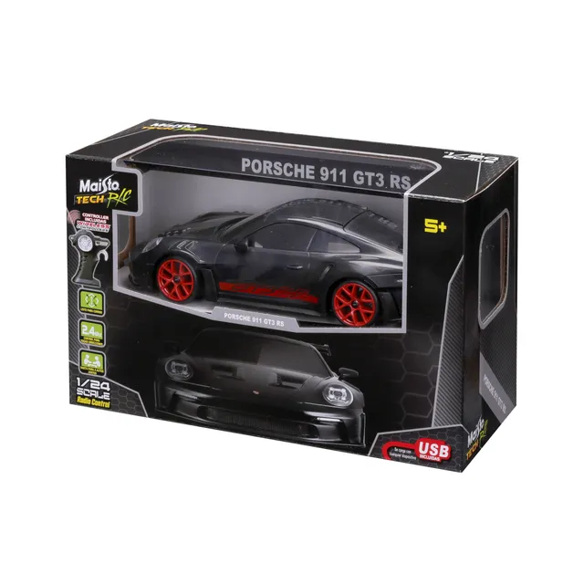 maisto-tech-porsche-911-gt3-rs-radiocommand-e-1-24-pack-sp-cial-noire image 1