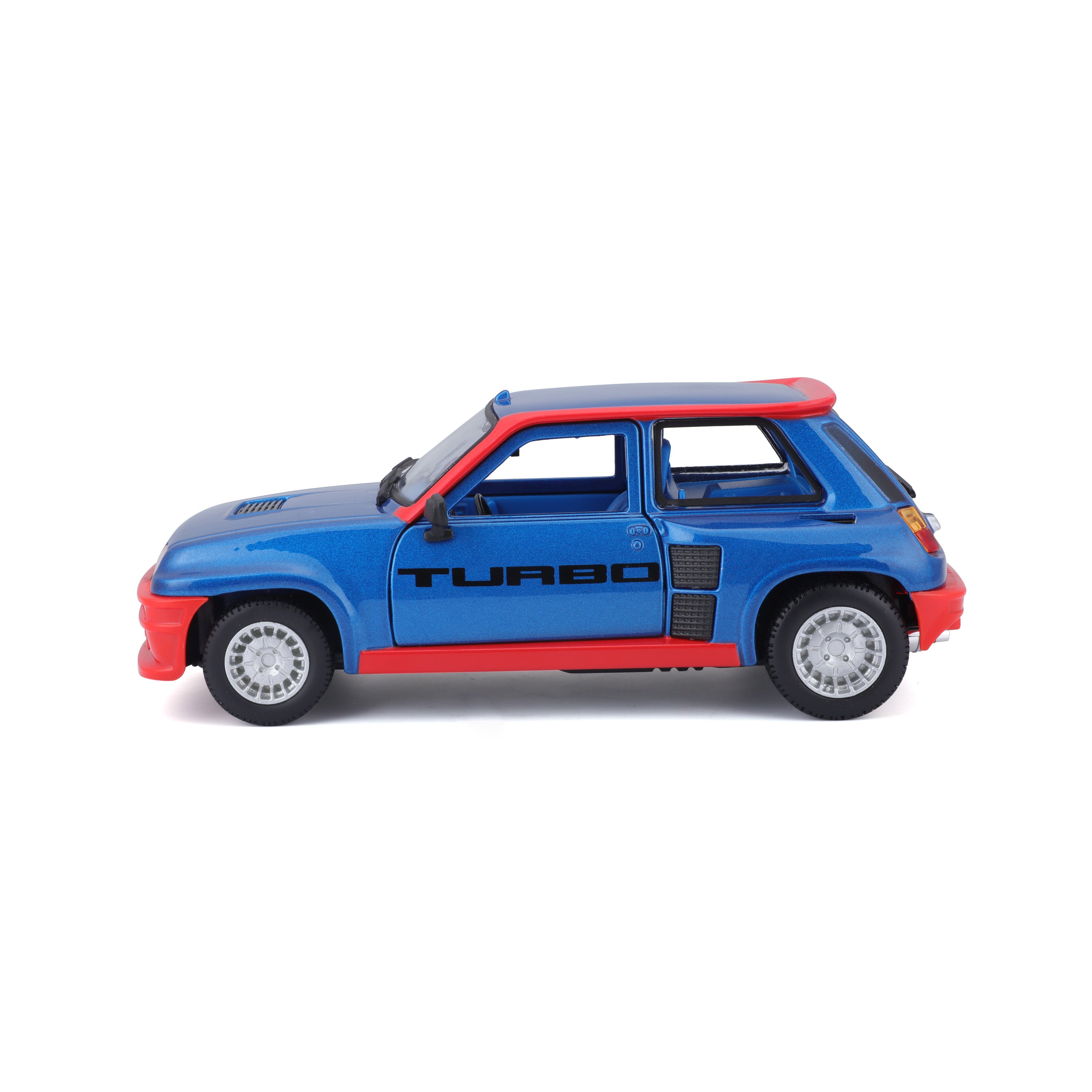 bburago-renault-5-turbo-1-24-bleu-rouge image 5