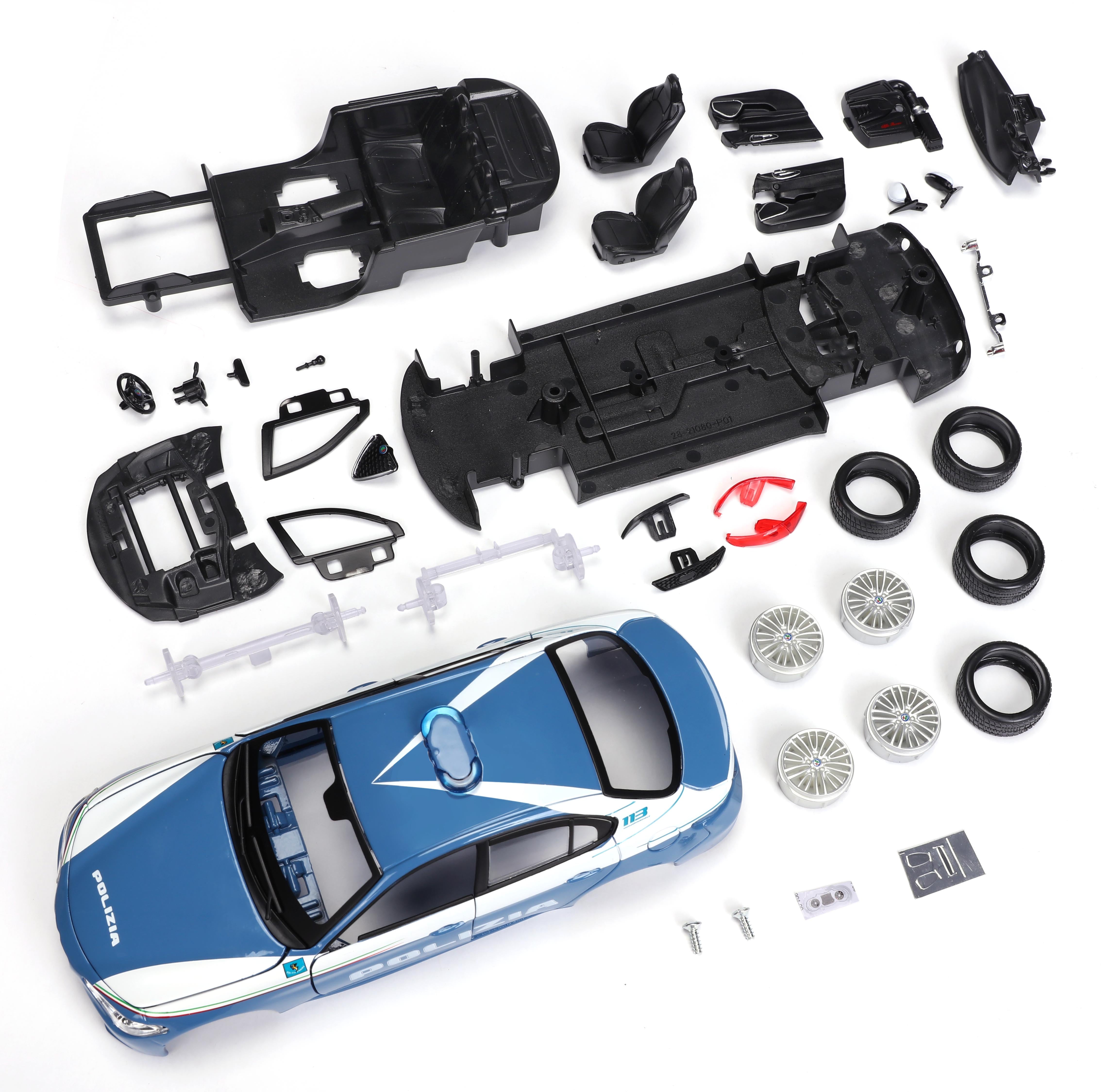bburago-model-kit-alfa-romeo-giulia-polizia-1-24 image 7