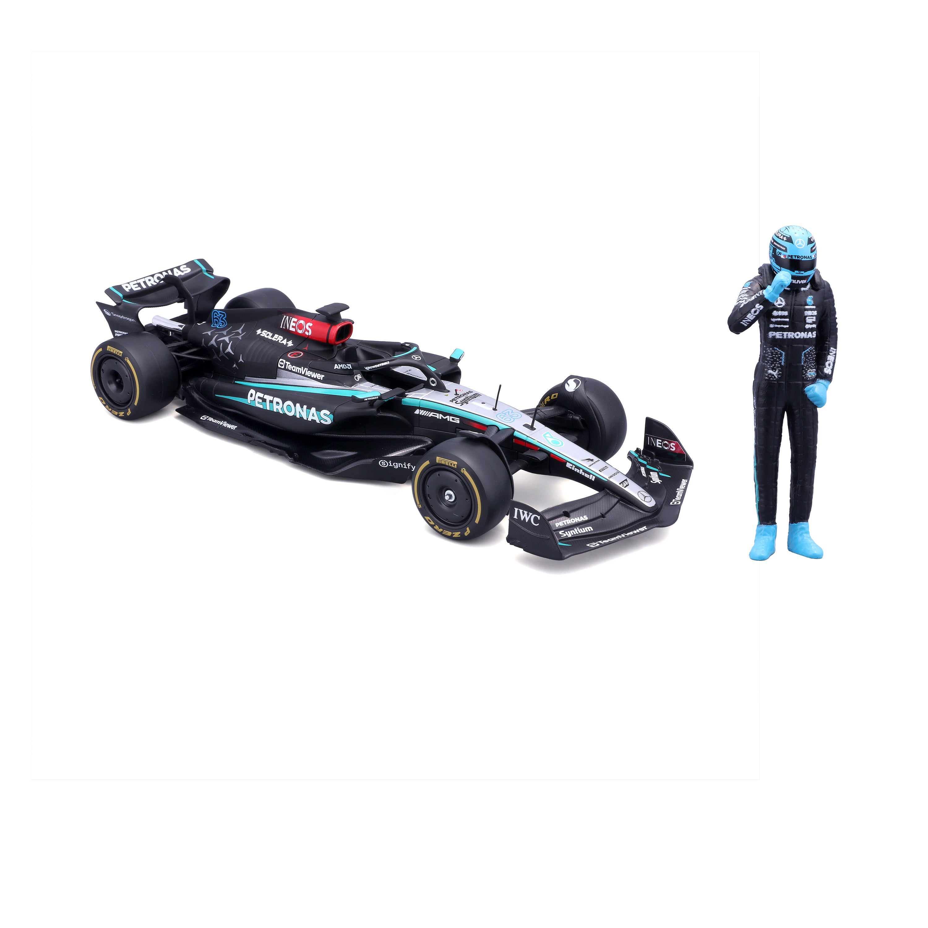 bburago-mercedes-amg-w15-e-performance-2024-63-russell-1-24-avec-pilote image 6