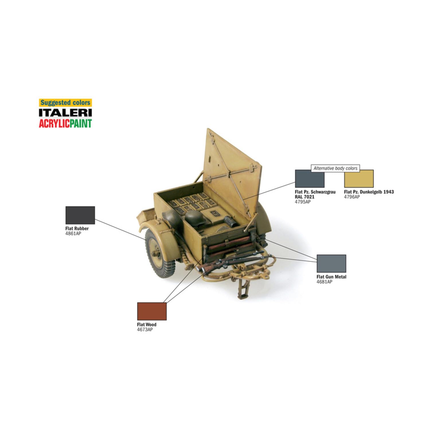 italeri-snd-anhanger-51-maquette-remorque-militaire-1-35 image 2