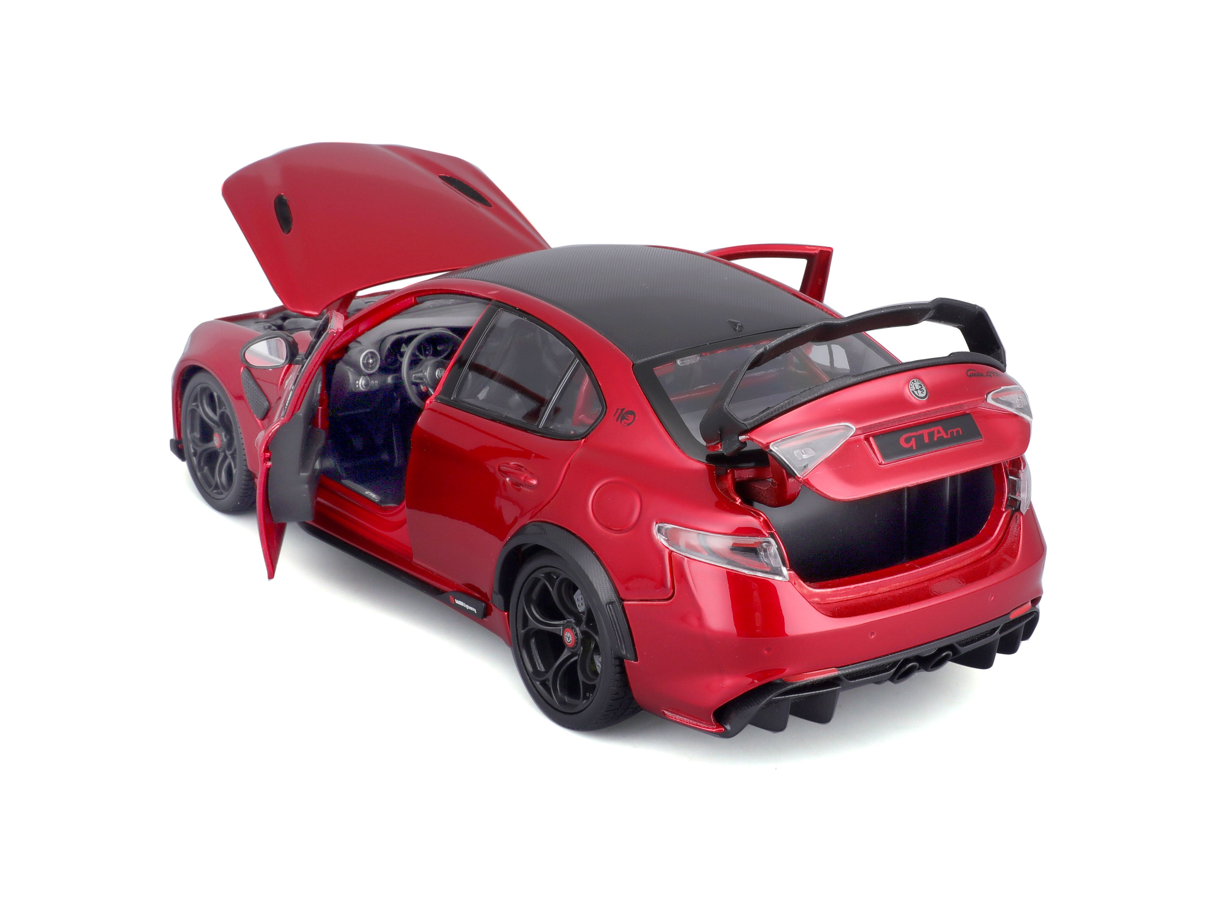 bburago-alfa-romeo-giulia-gtam-2020-1-18-miniature-rouge-m-tal image 6