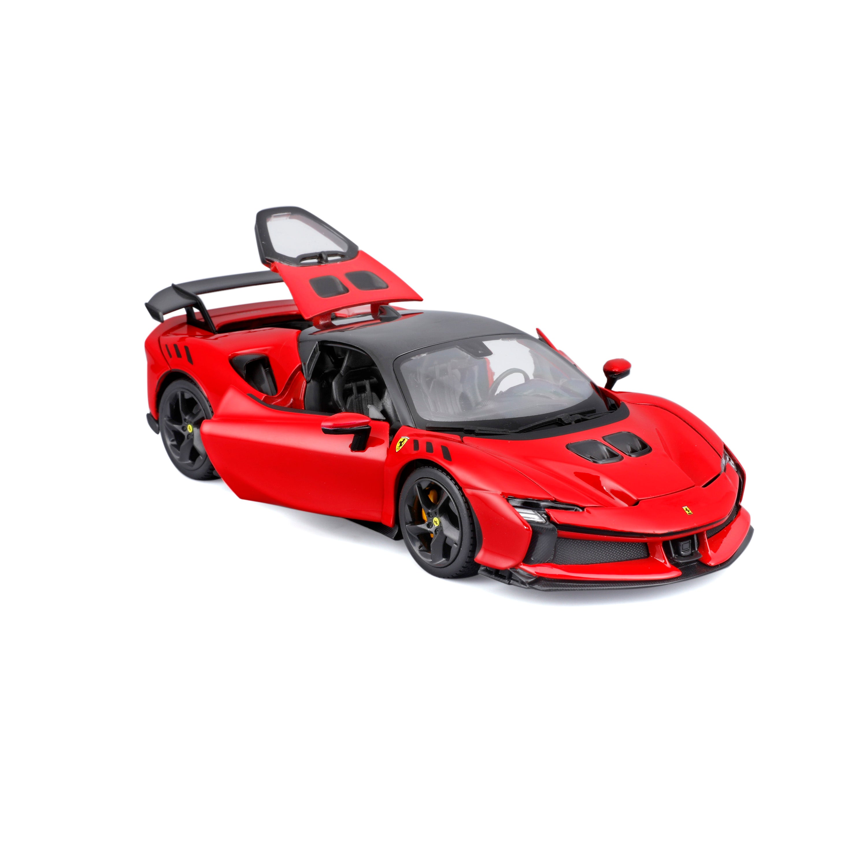 bburago-ferrari-sf90xx-1-24-rouge-avec-vitrine-exclusivit-web image 7