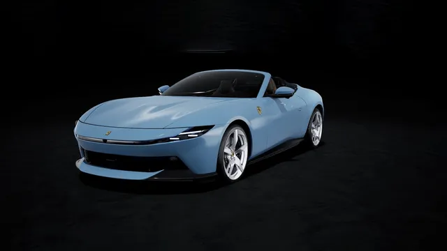 mr-collection-models-ferrari-amalfi-spider-1-18-miniature-auto-de-collection-cab image 1