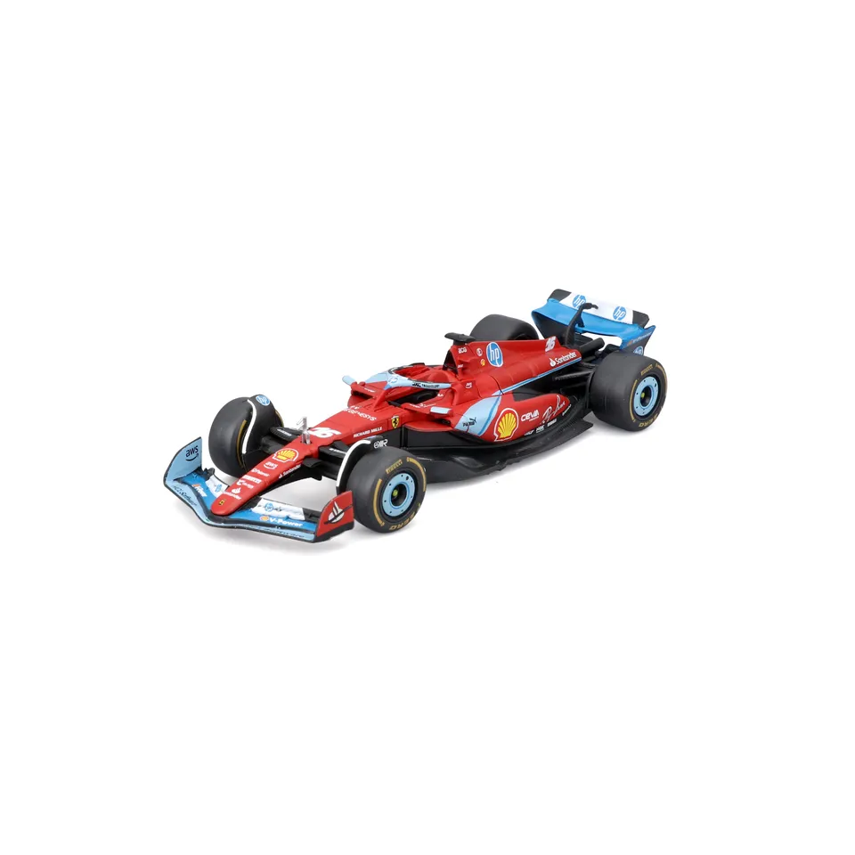bburago-ferrari-f1-sf-24-leclerc-16-miami-2024-1-43 image 1