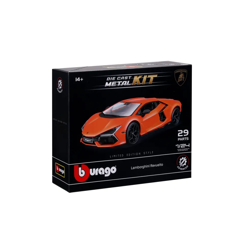 bburago-model-kit-lamborghini-revuelto-1-24-orange-construire-29-pi-ces image 1