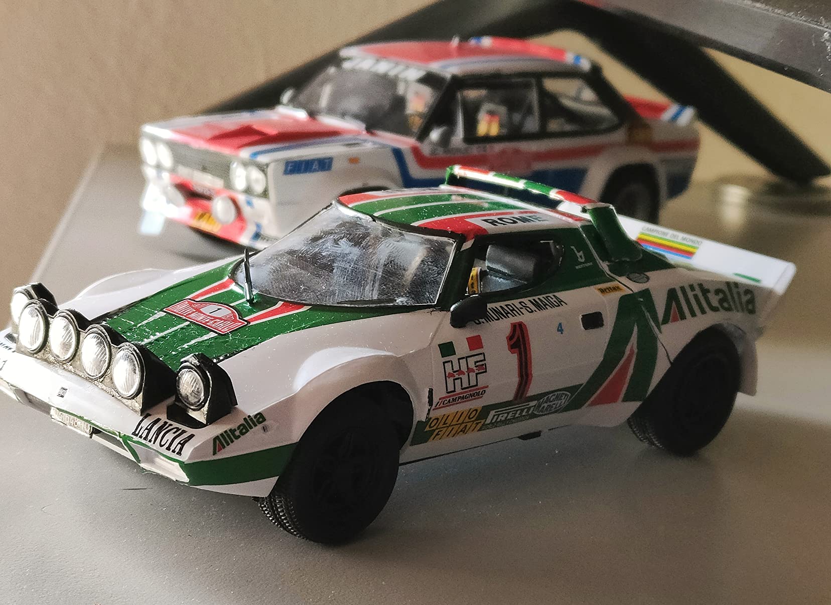 Superbe auto, pneus réalistes