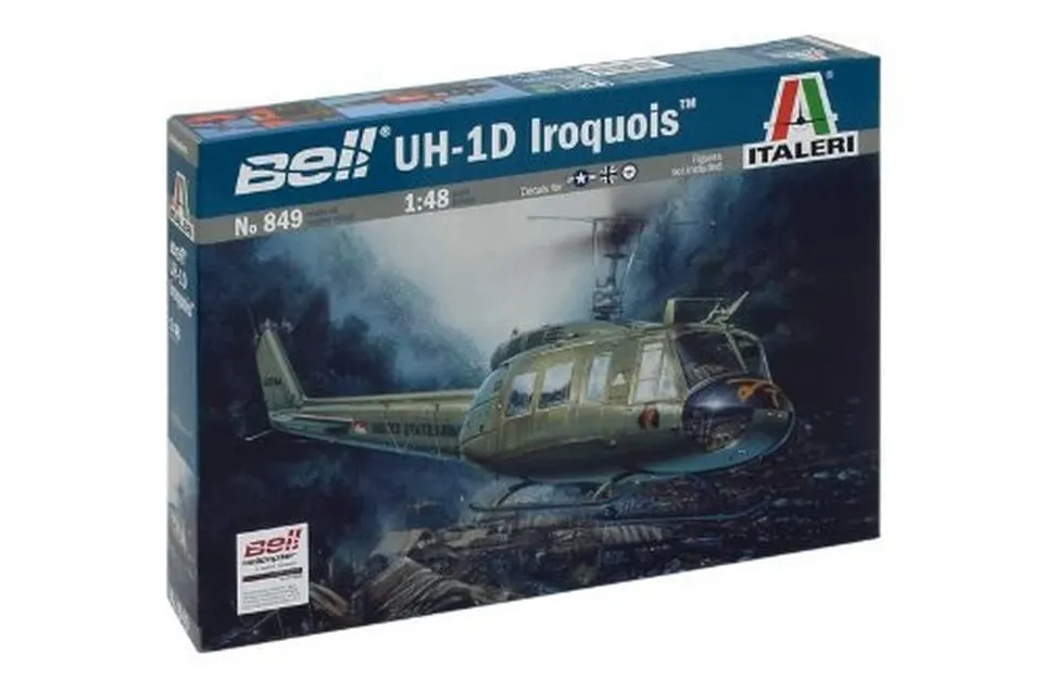 italeri-i849-uh-1d-slick-h-licopt-re-maquette-aviation-assembler image 1