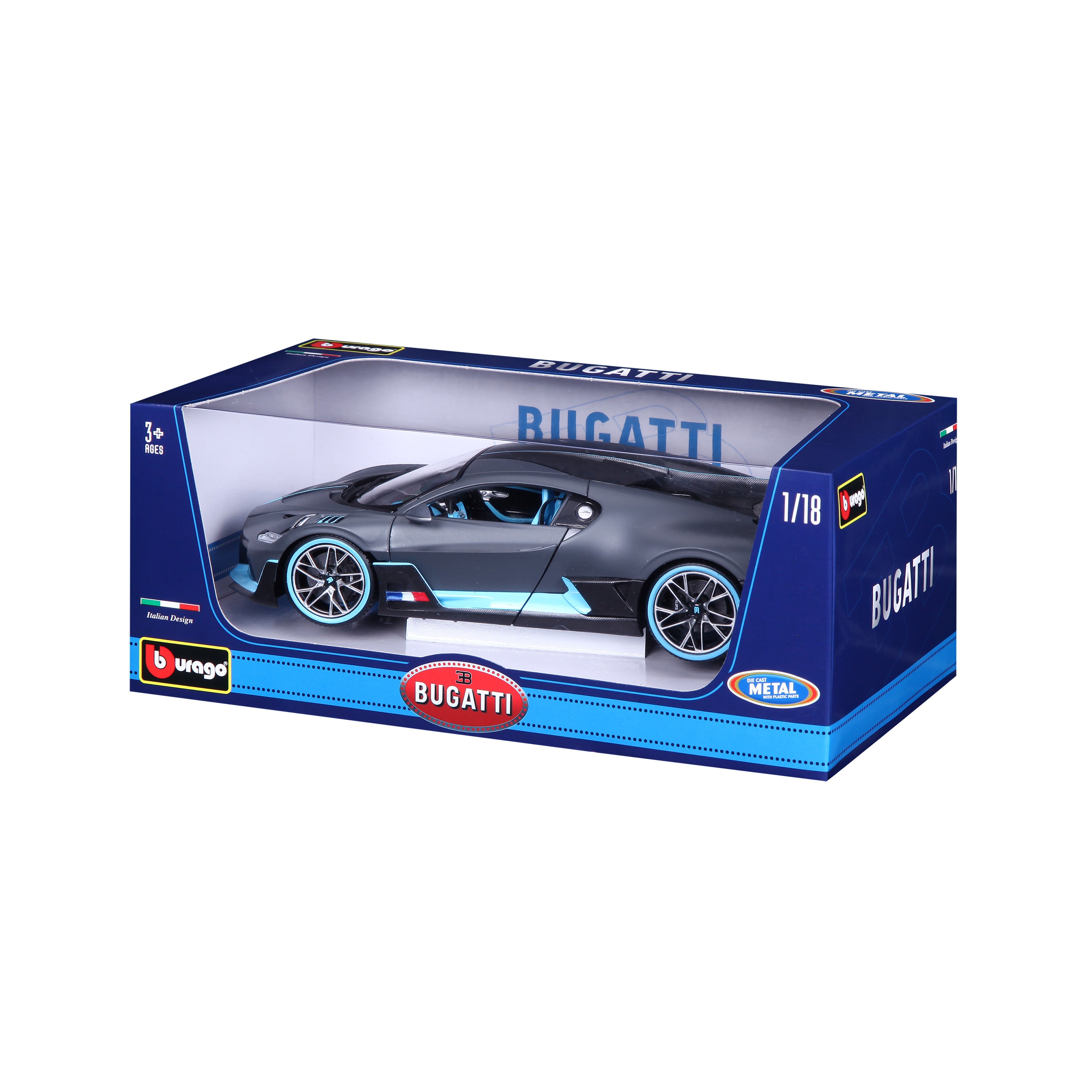 bburago-bugatti-divo-1-18-miniature-hypercar-gris-fonc-mat image 8