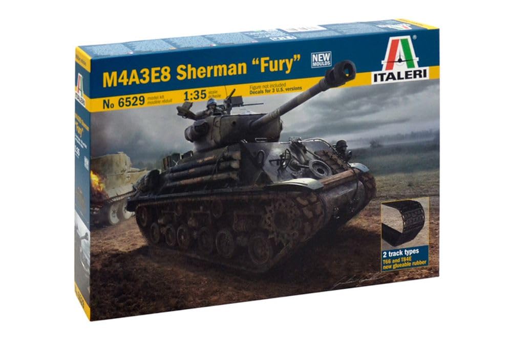 italeri-m4a3e8-sherman-kit-maquette-char-militaire-1-35 image 1