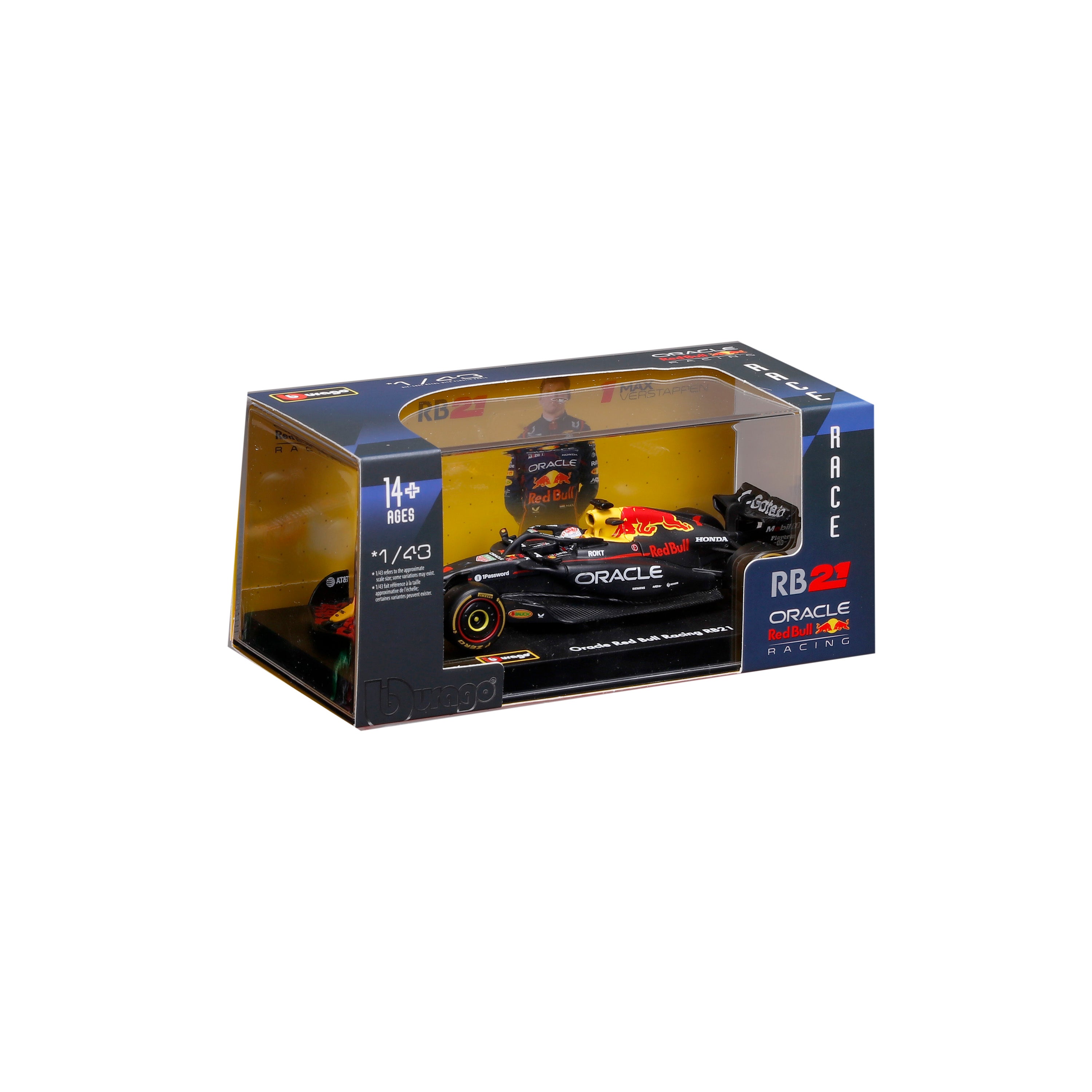bburago-red-bull-racing-rb21-1-max-verstappen-2025-voiture-f1-miniature-1-43-ave image 2