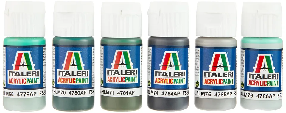 italeri-510000436-set-6-peintures-acryliques-avions-luftwaffe-wwii image 1