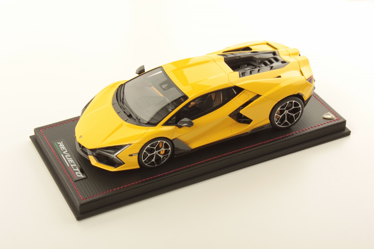 mr-collection-models-lamborghini-revuelto-1-18-miniature-hybride-v12 image 1