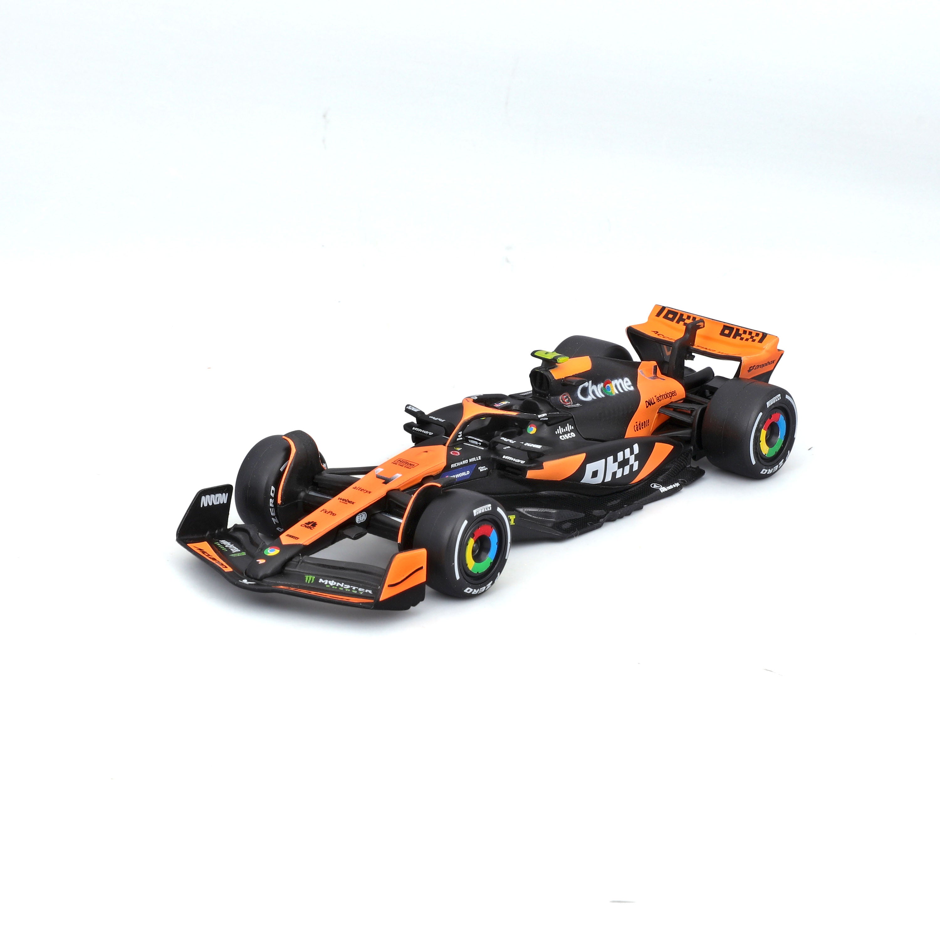 bburago-pit-stop-mclaren-mcl38-4-lando-norris-playset-f1-1-43-diecast image 2