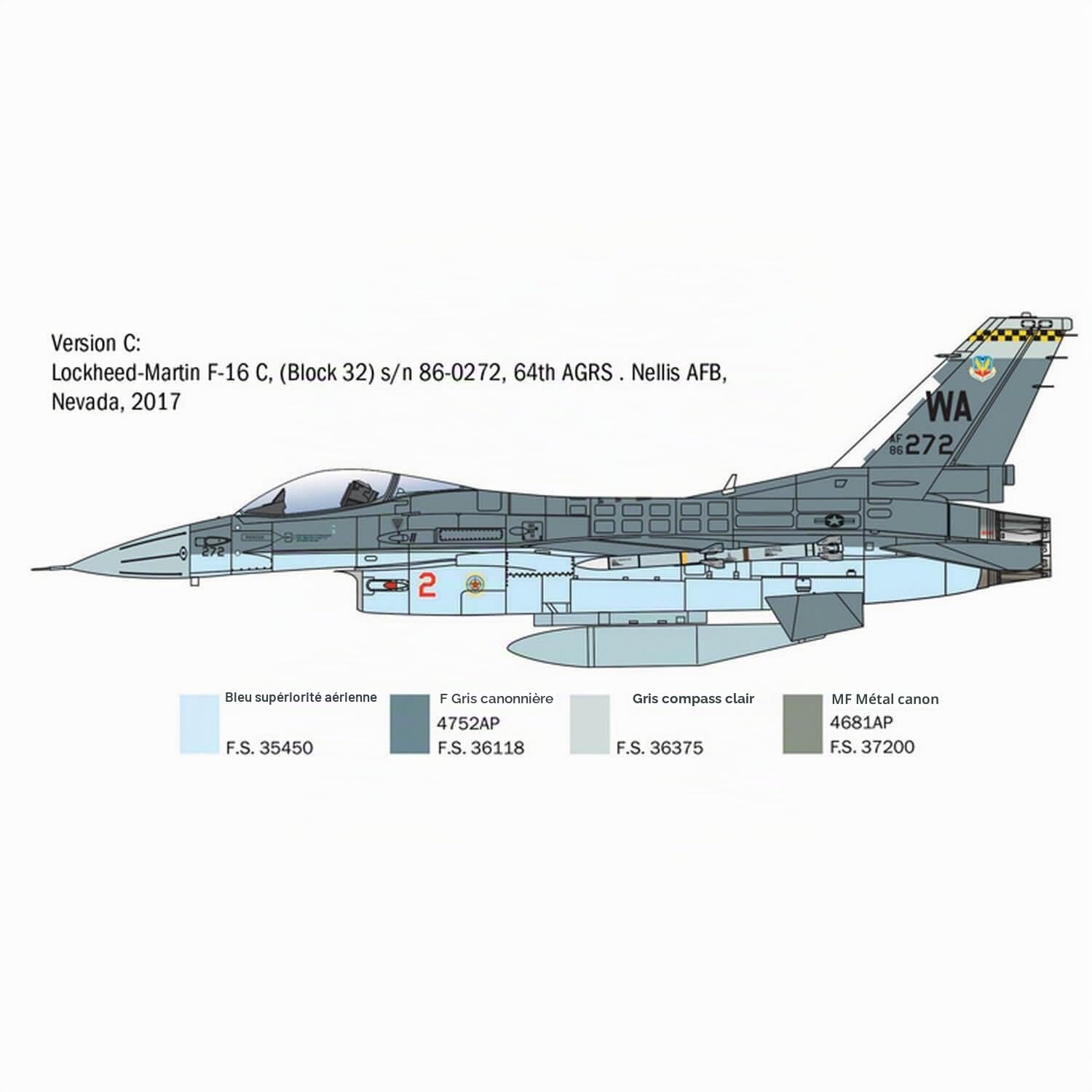 italeri-2825-us-f-16c-fighting-falcon-1-48-maquette-avion image 5