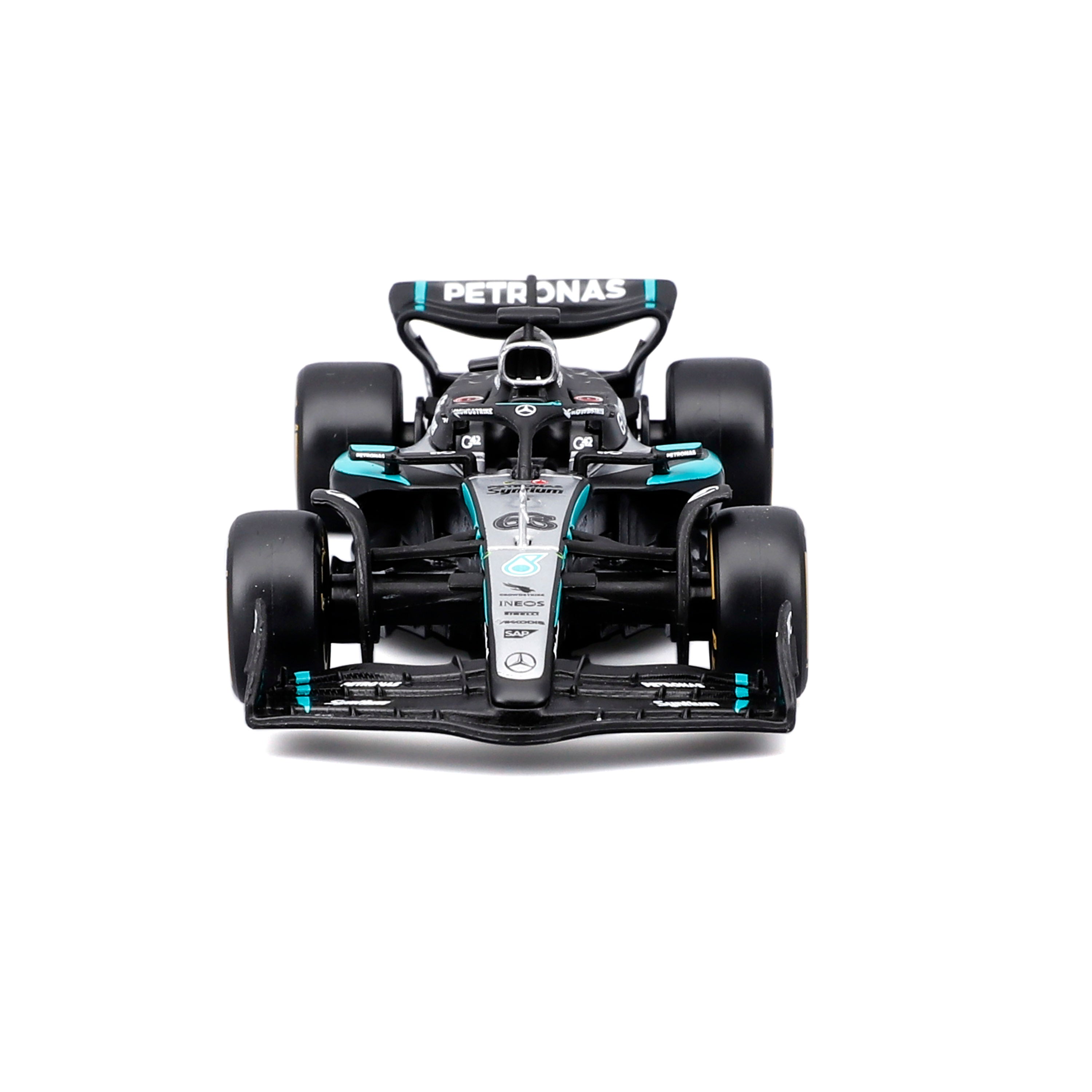 bburago-mercedes-amg-w16-63-george-russell-f1-2025-voiture-miniature-1-43 image 3
